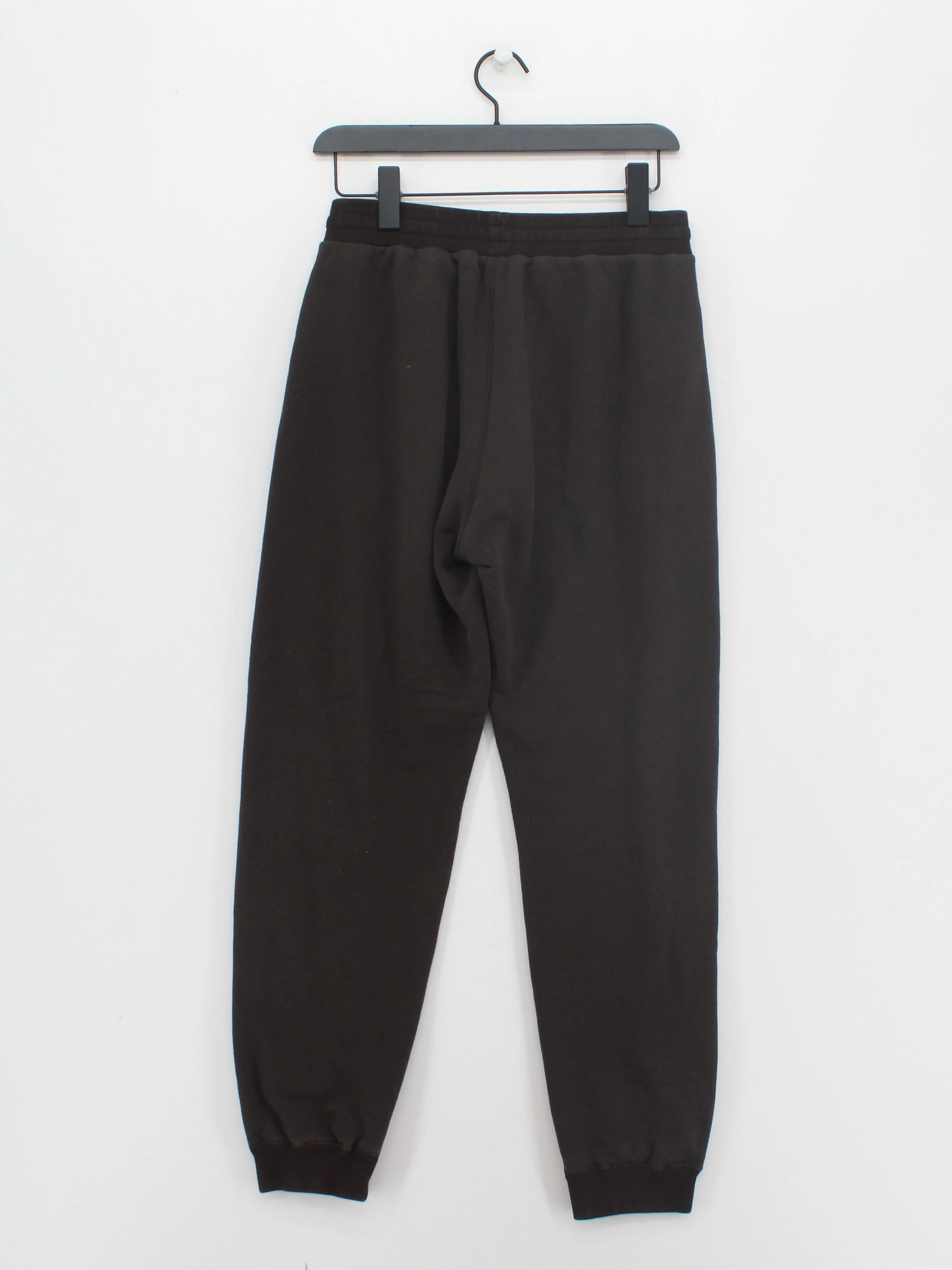 The Row Men's Sports Bottoms XS Brown Cotton with Silk Tapered Sweatpants - Image 2