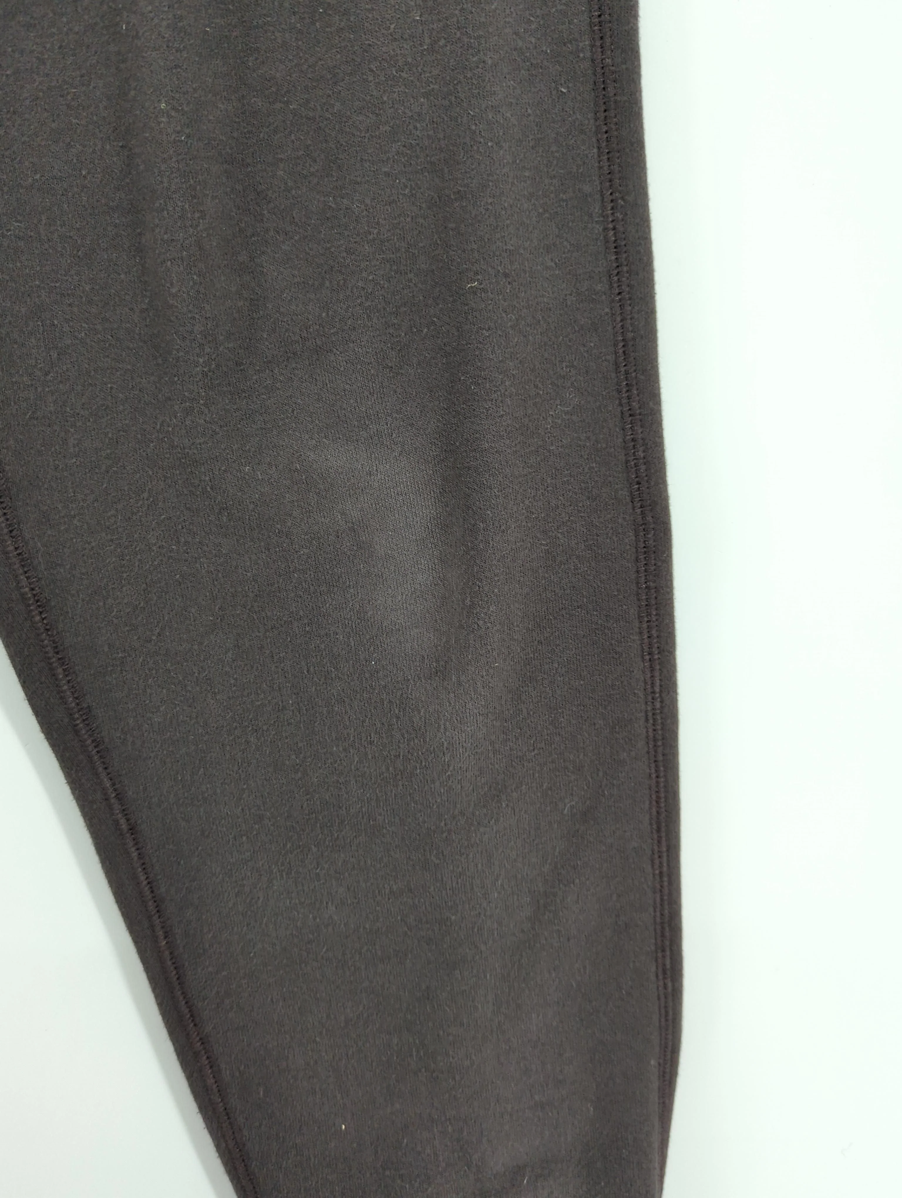 The Row Men's Sports Bottoms XS Brown Cotton with Silk Tapered Sweatpants - Image 5