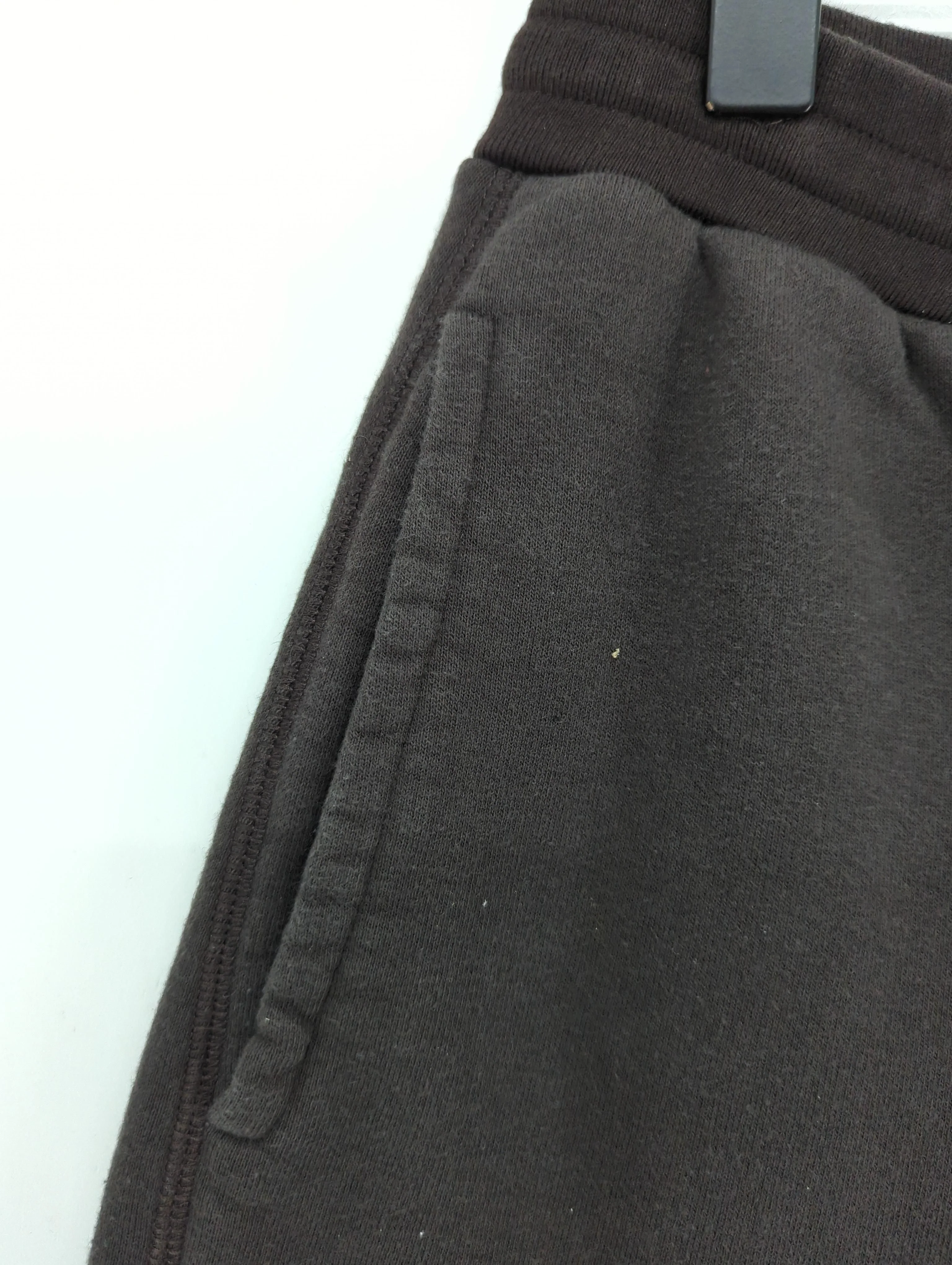 The Row Men's Sports Bottoms XS Brown Cotton with Silk Tapered Sweatpants - Image 6