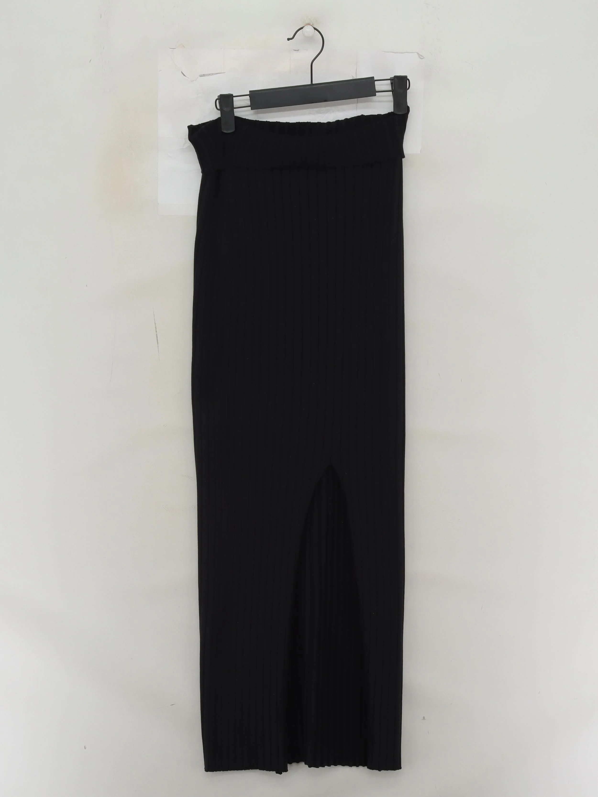 The Row Women's Midi Skirt XS Black Striped 100% Silk Midi Straight & Pencil - Image 2