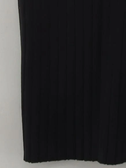 The Row Women's Midi Skirt XS Black Striped 100% Silk Midi Straight & Pencil - Image 4