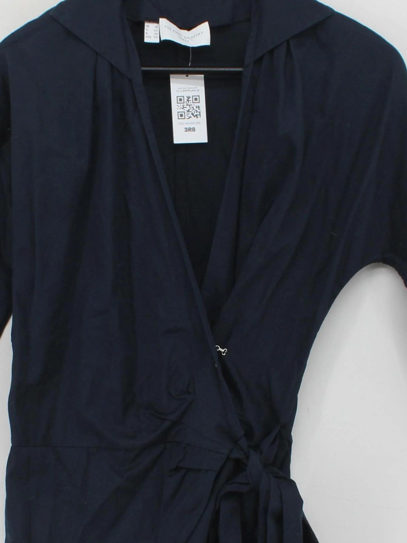 The Shirt Company Women's Top S Blue 100% Cotton 3/4 Sleeve Collared Basic - Image 3