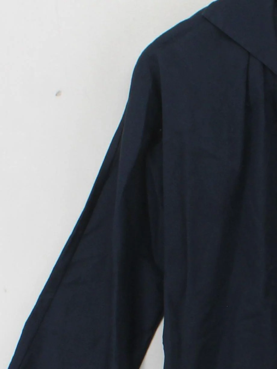 The Shirt Company Women's Top S Blue 100% Cotton 3/4 Sleeve Collared Basic - Image 4