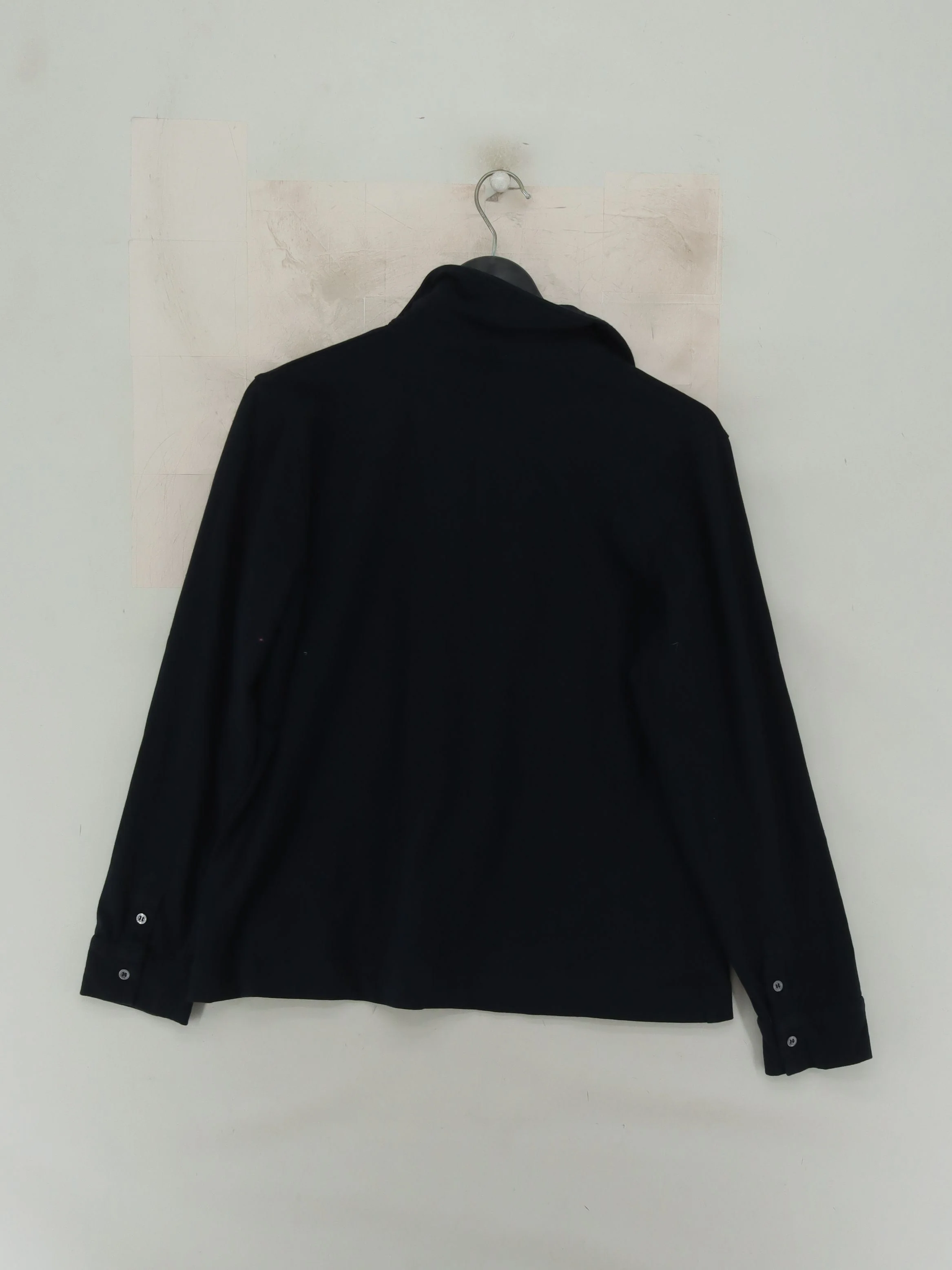 The Shirt Company Women's Top UK 16 Black Cotton with Elastane Basic - Image 2