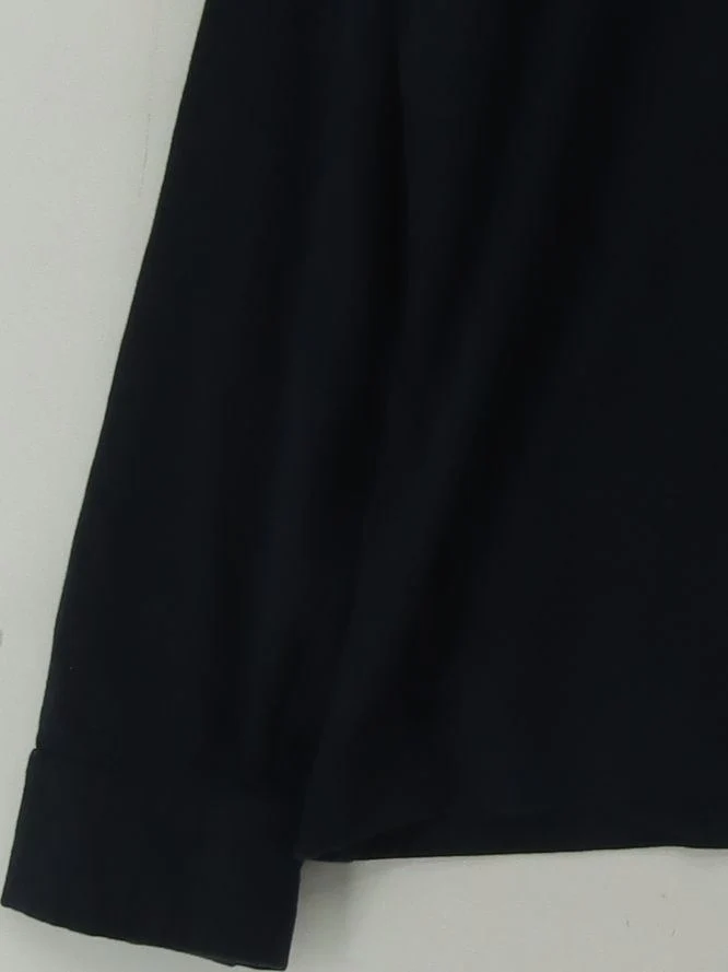 The Shirt Company Women's Top UK 16 Black Cotton with Elastane Basic - Image 4