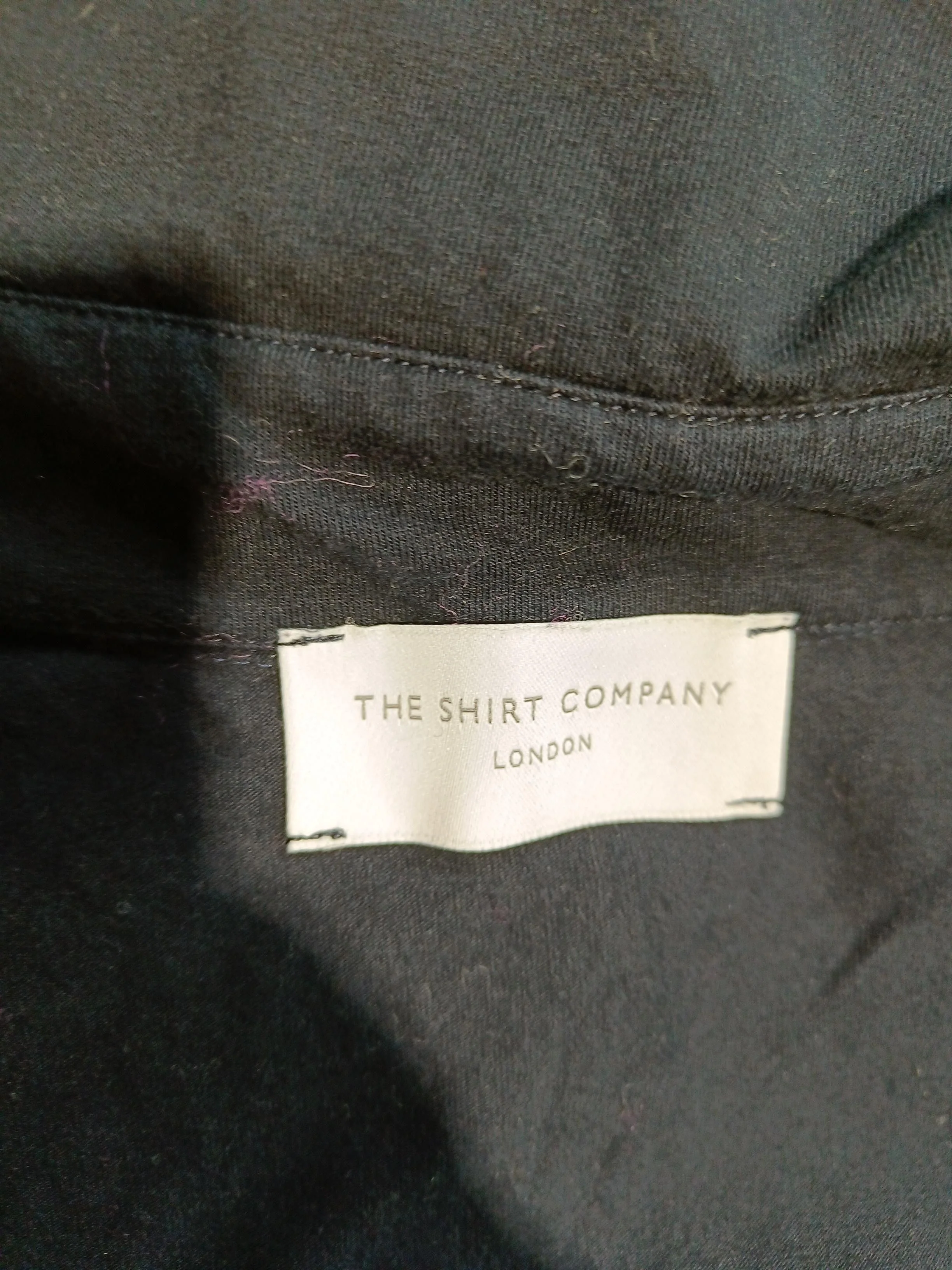 The Shirt Company Women's Top UK 16 Black Cotton with Elastane Basic - Image 5
