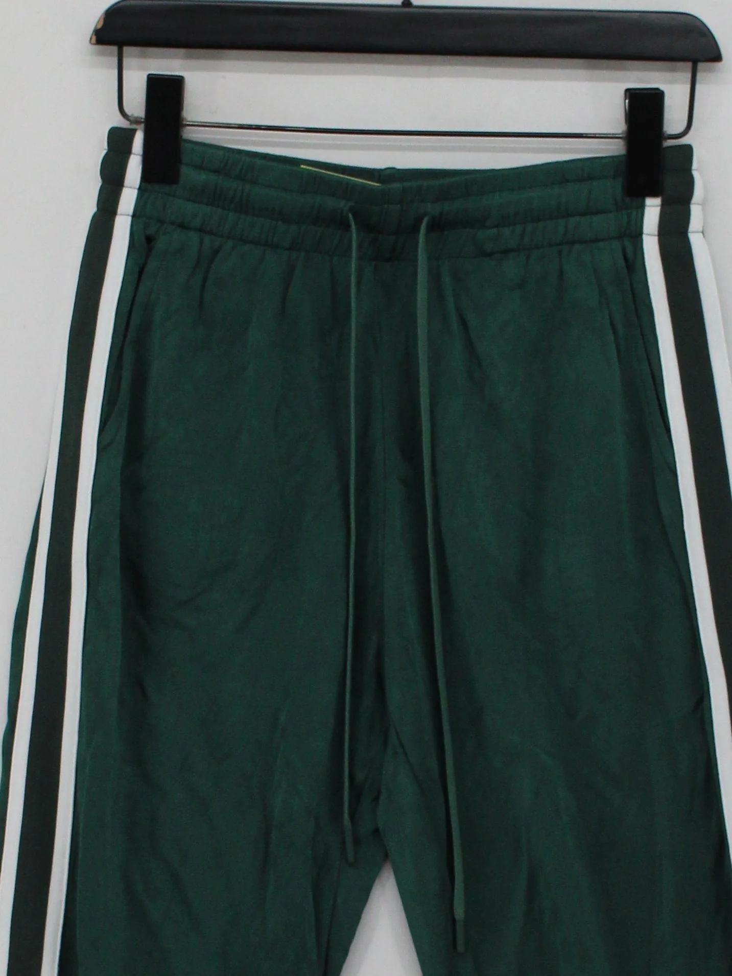 The Upside Men's Sports Bottoms S Green Viscose with Polyamide Sweatpants - Image 3