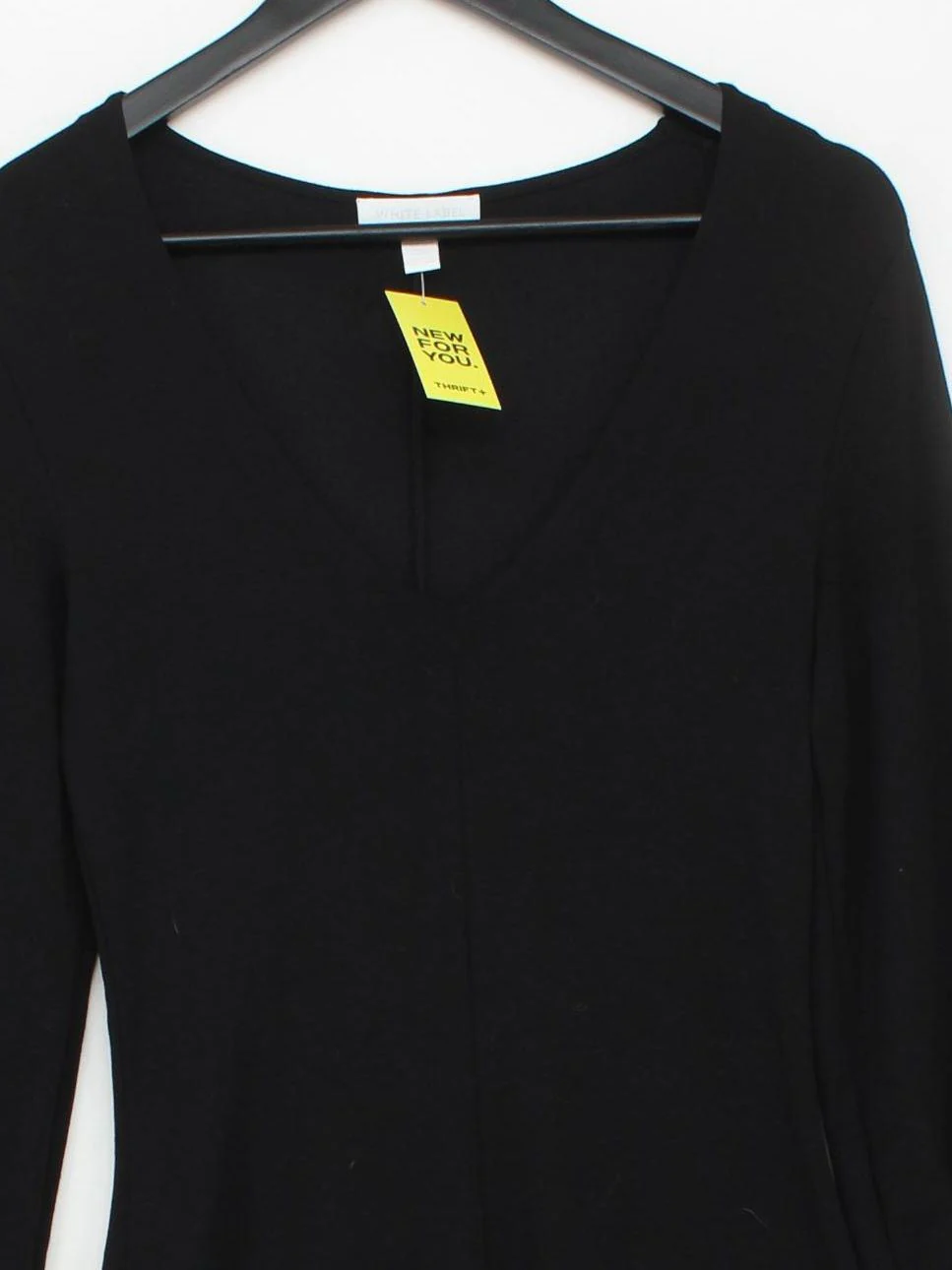 The White Company A-Line Midi Dress UK12 in Black - Image 3