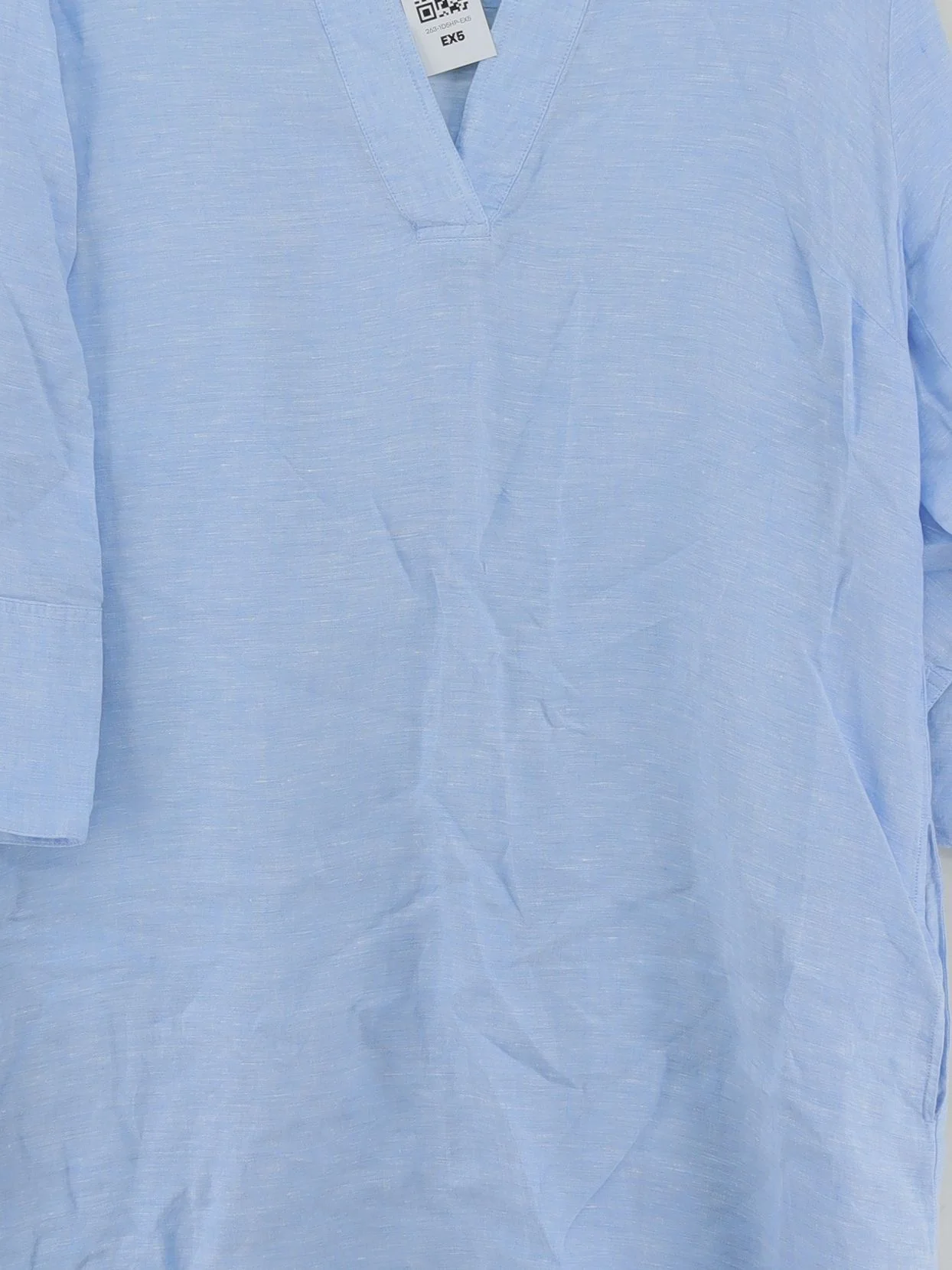 The White Company A-Line Mini Dress UK14 in Blue - Image 3