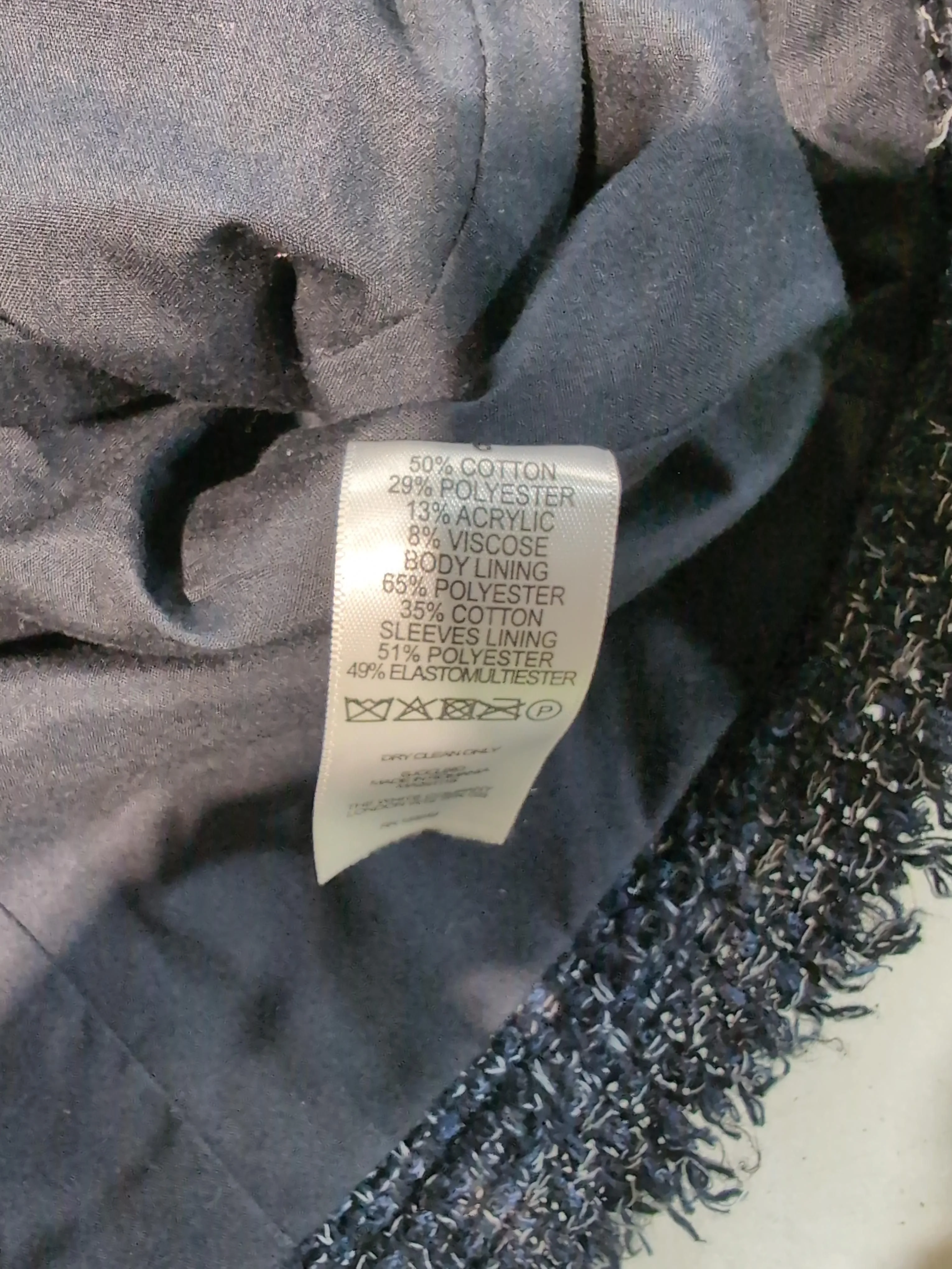 The White Company Overcoat jacket blue - Image 6