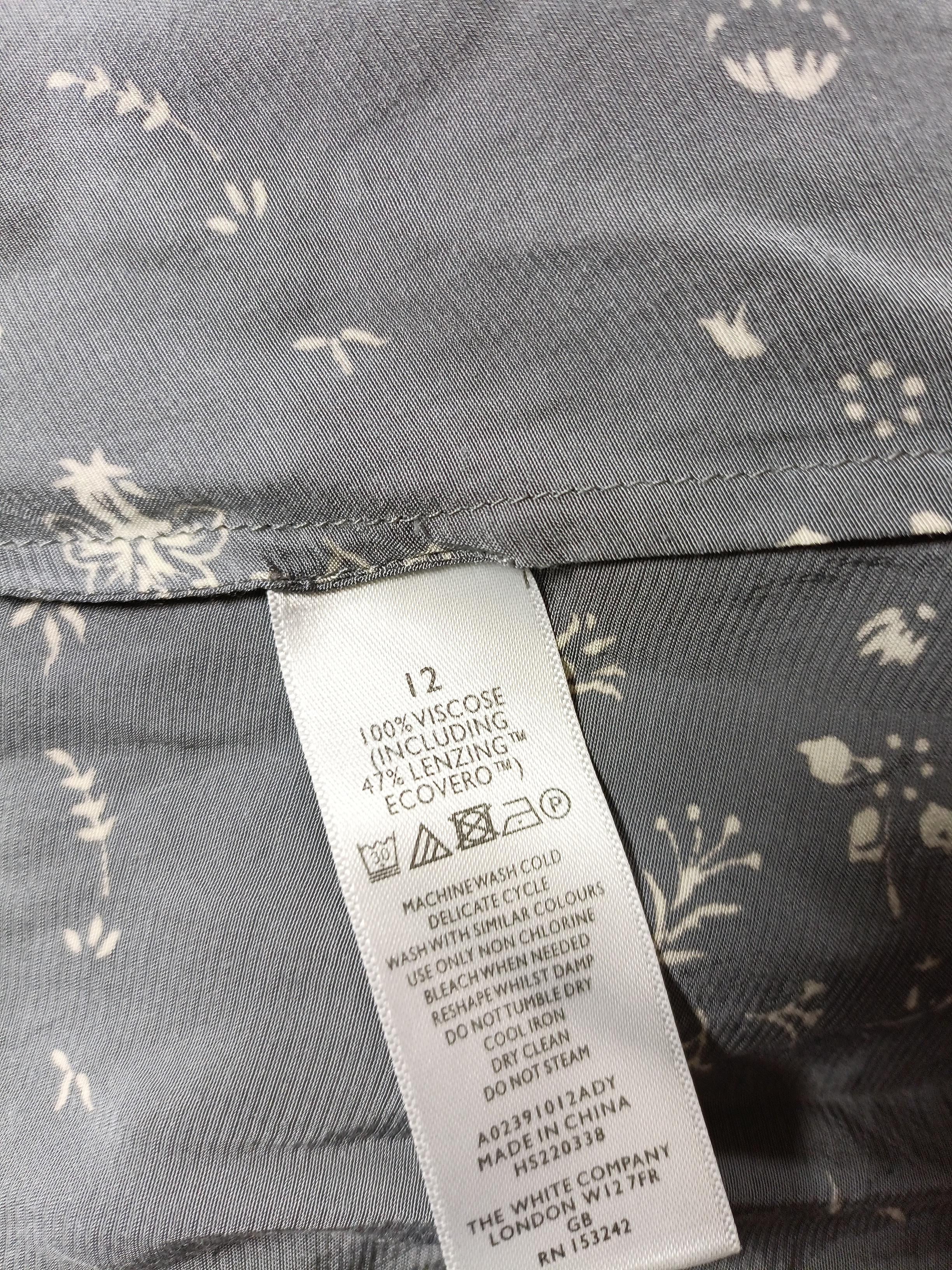 The White Company Shirt Midi Dress UK12 in Grey - Image 6
