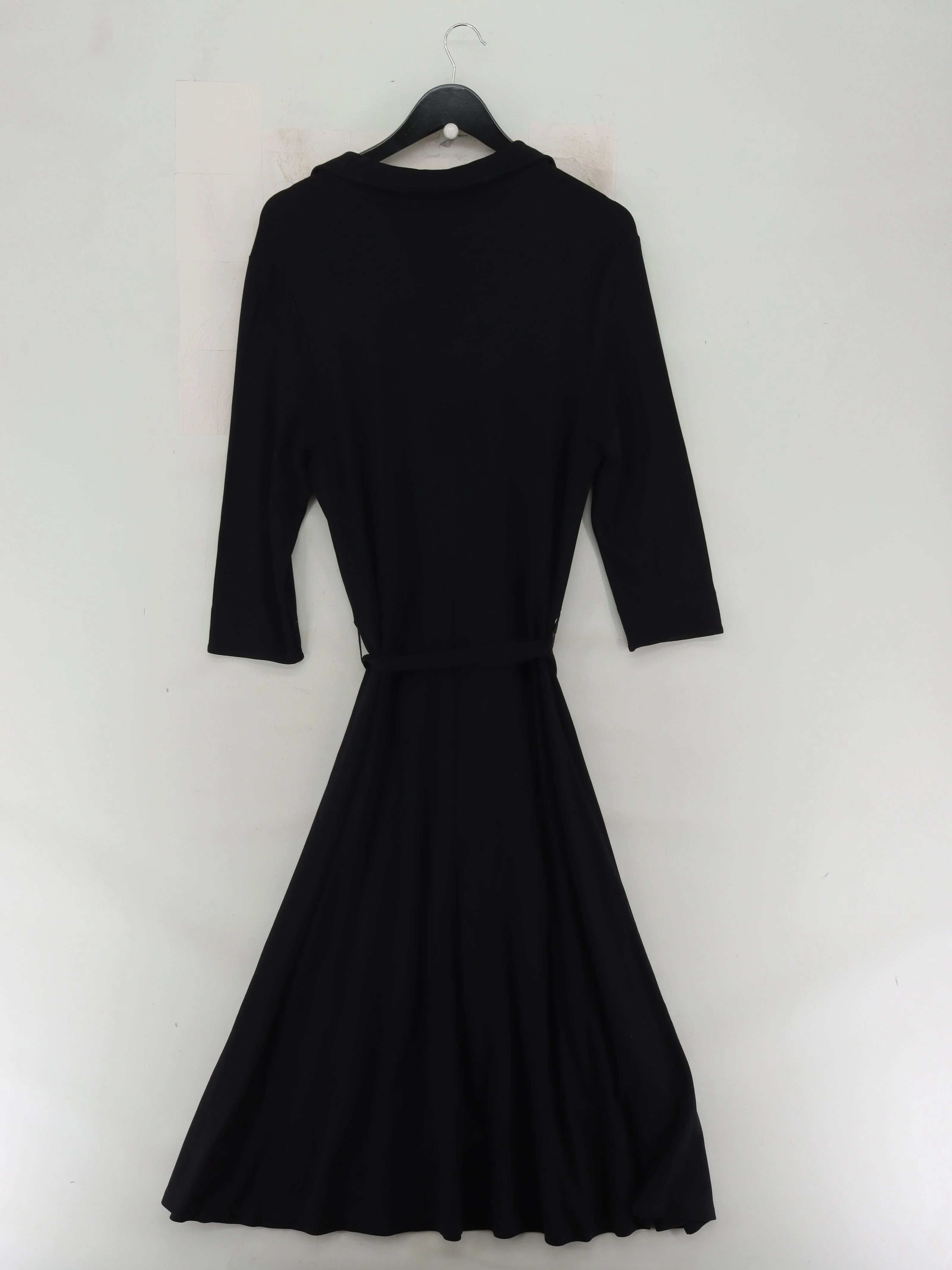 The White Company Shirt Midi Dress UK16 in Black - Image 2