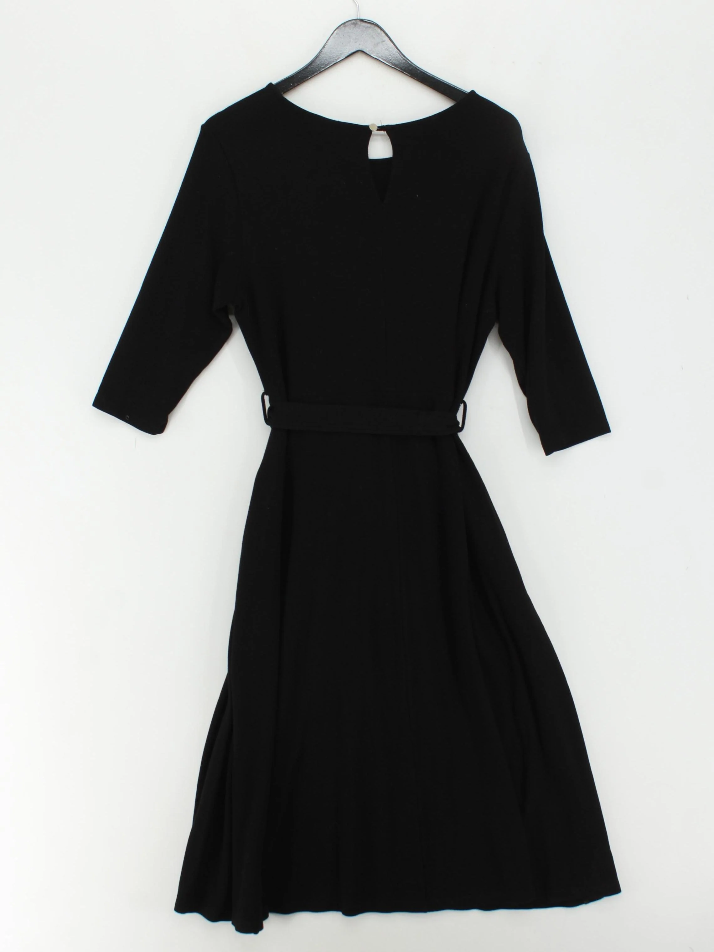 The White Company Shirt Midi Dress UK18 in Black - Image 2