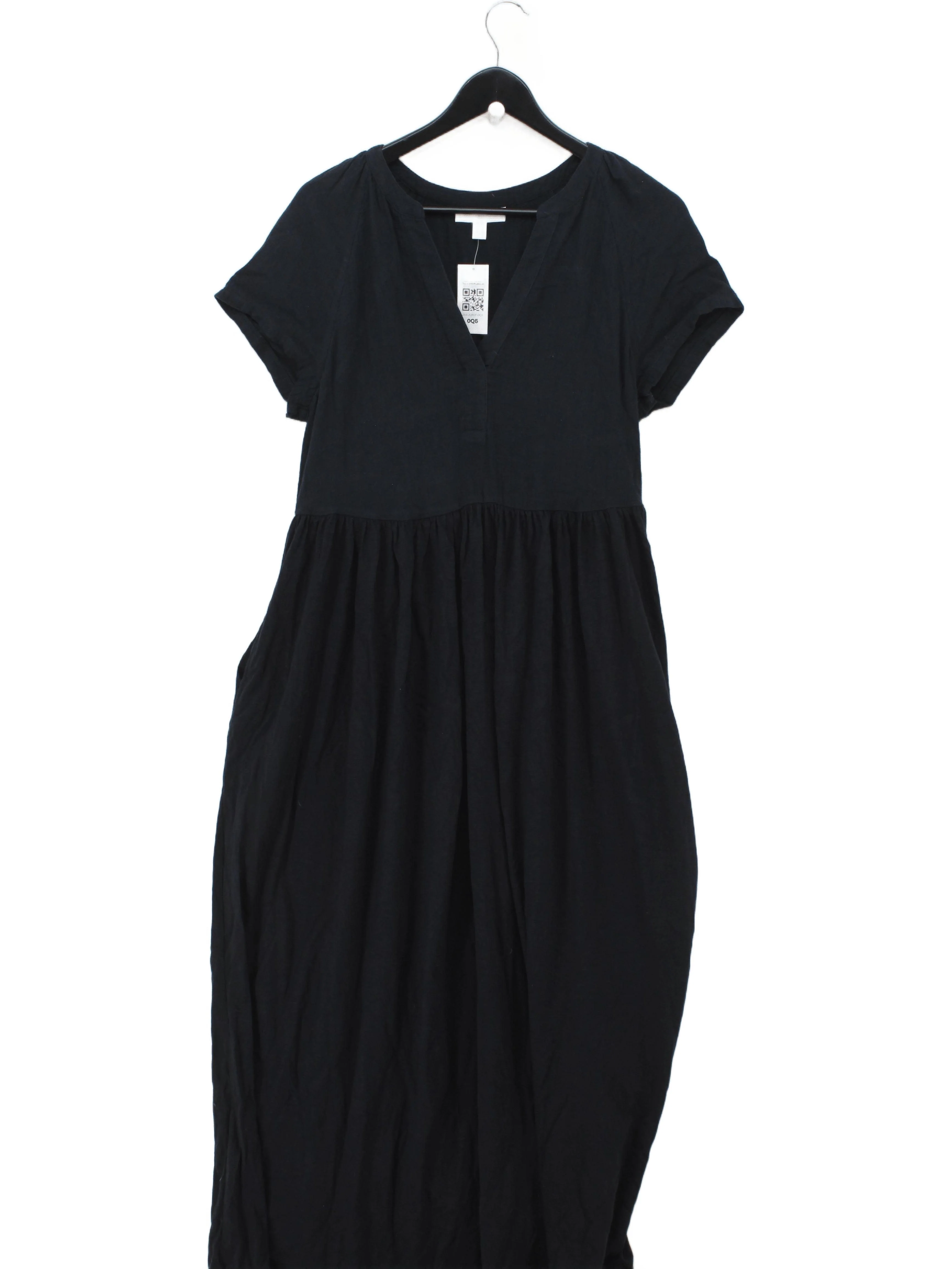 The White Company T-Shirt Midi Dress UK10 in Black