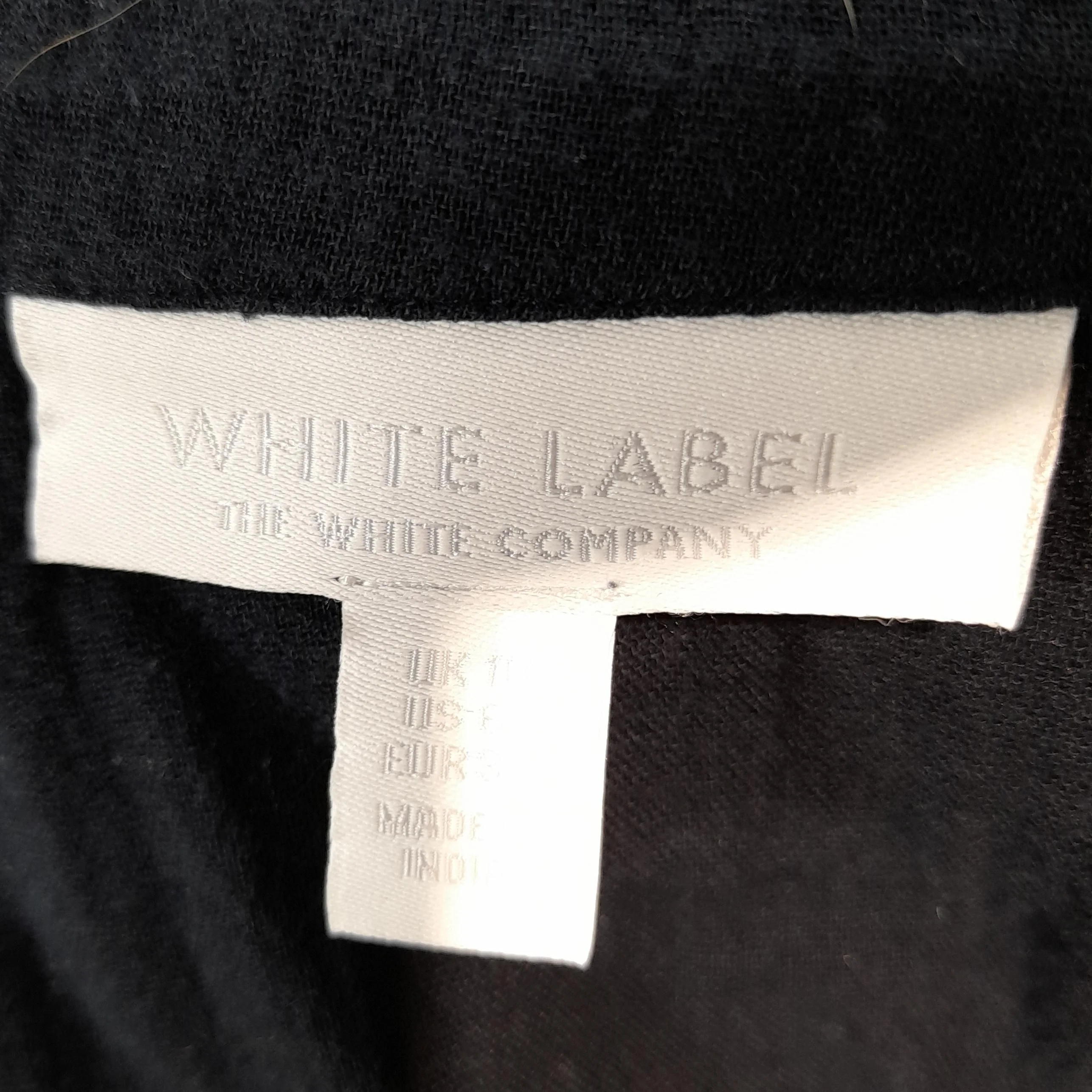 The White Company T-Shirt Midi Dress UK10 in Black - Image 5