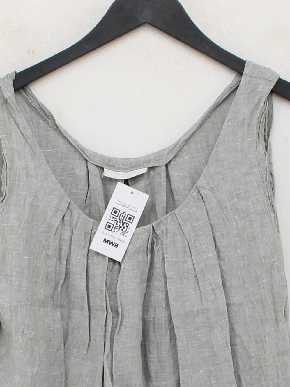 The White Company T-Shirt Mini Dress UK10 in Grey - Image 3