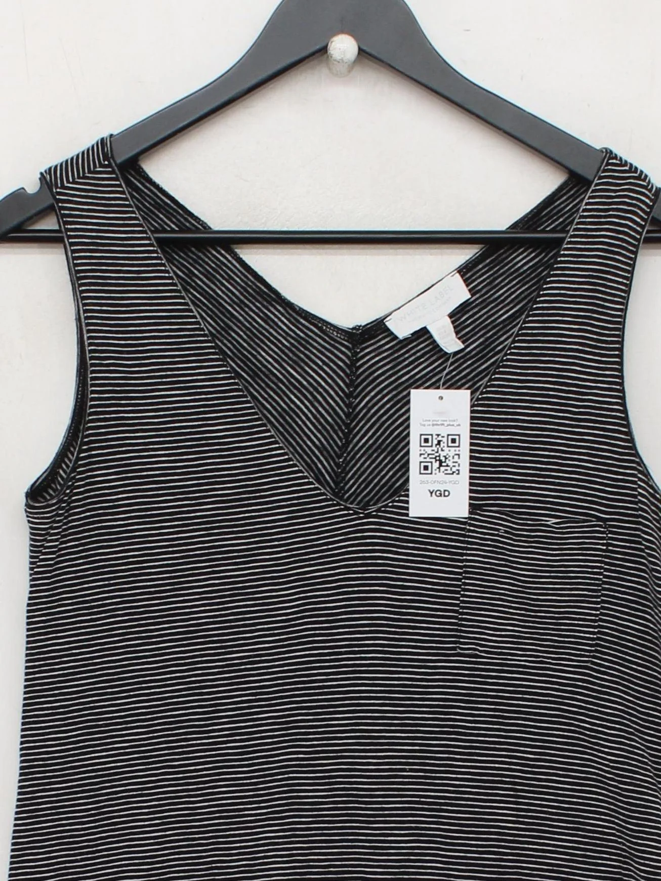 The White Company T-Shirt Mini Dress UK10 in Multi - Image 3