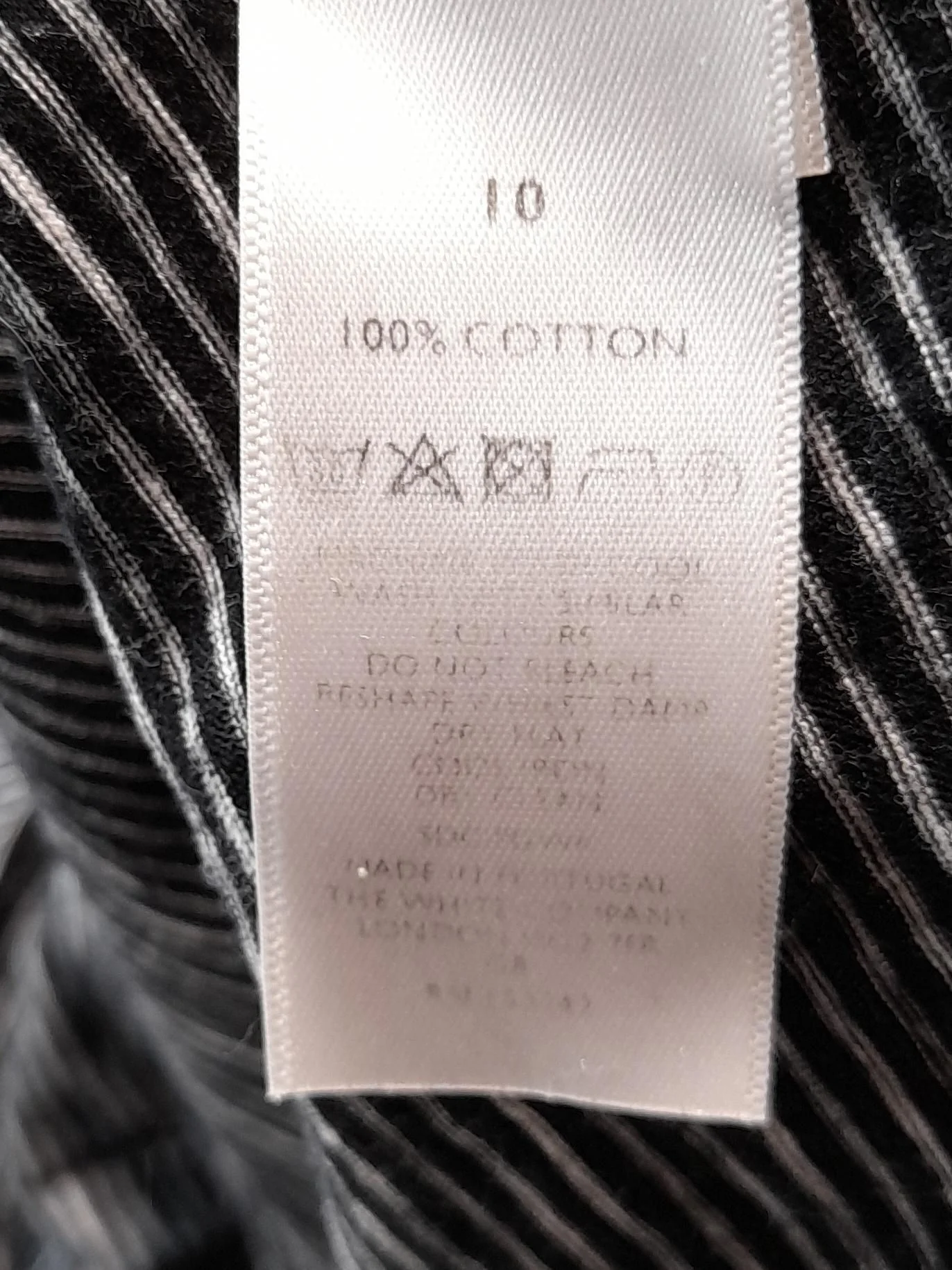 The White Company T-Shirt Mini Dress UK10 in Multi - Image 6