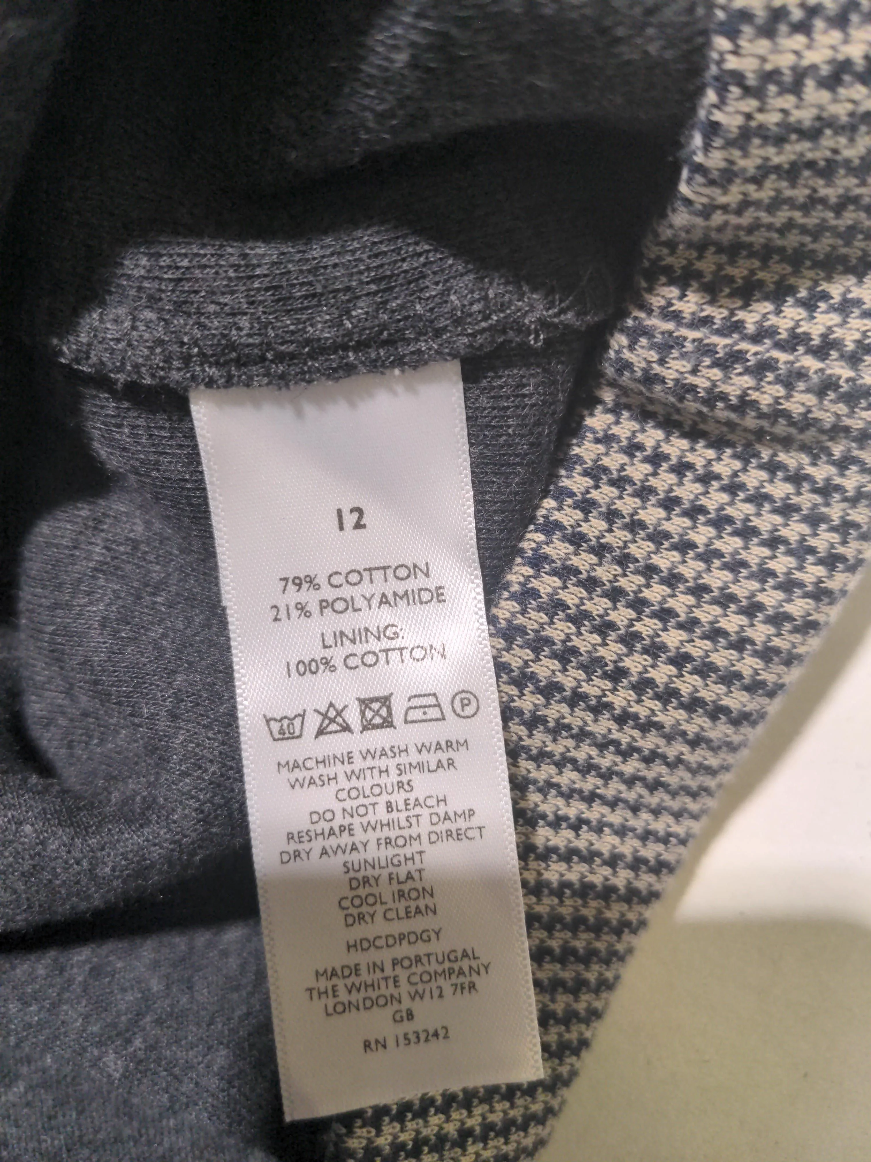 The White Company T-Shirt Mini Dress UK12 in Grey - Image 6