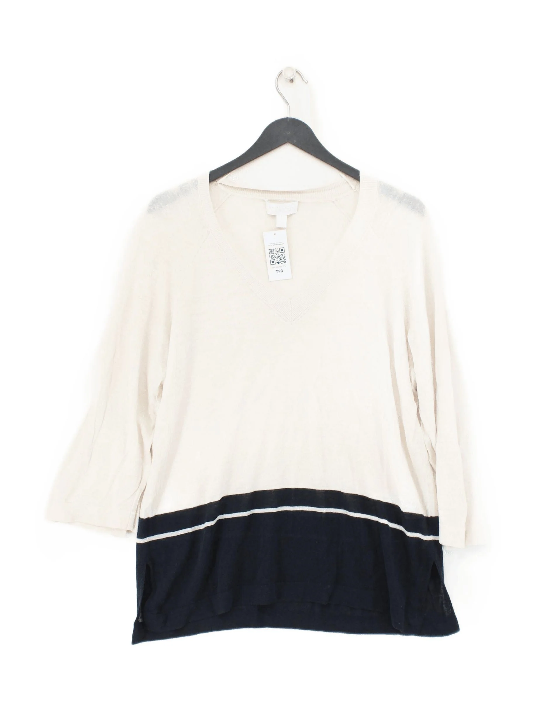 The White Company White Label Women's Jumper L Cream Linen