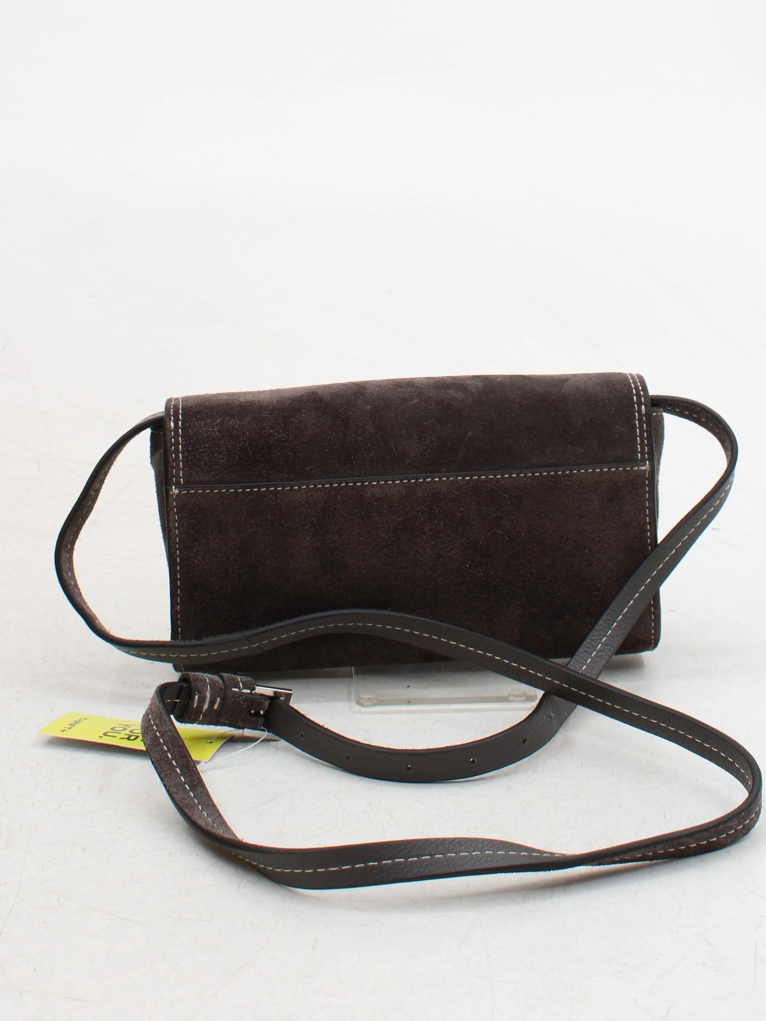 The White Company Women's Bag Brown 100% Suede Crossbody - Image 2
