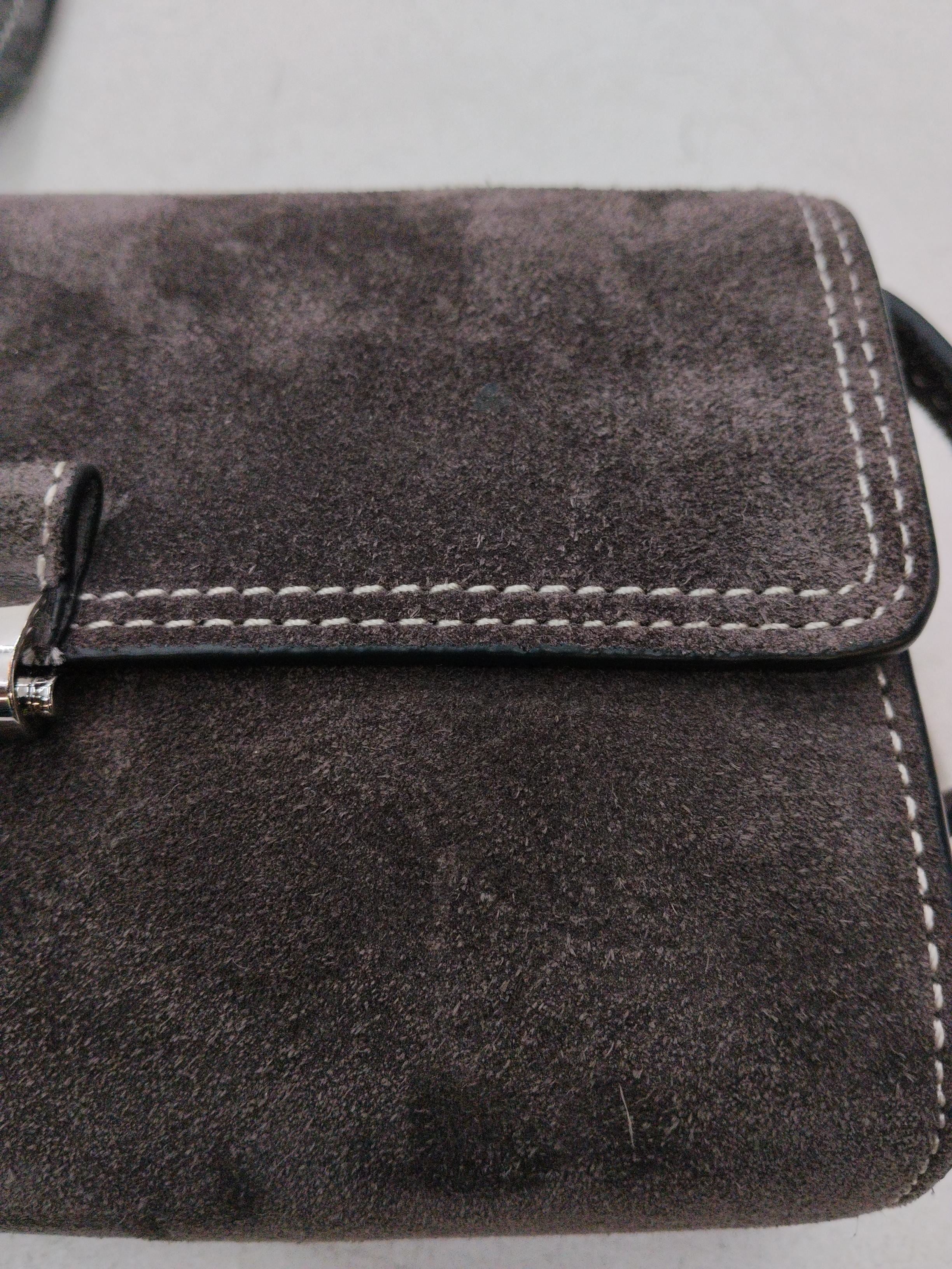 The White Company Women's Bag Brown 100% Suede Crossbody - Image 3