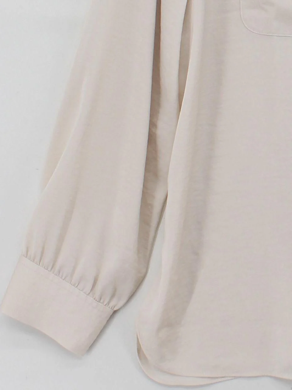 The White Company Women's Blouse L Cream 100% Polyester Basic - Image 4