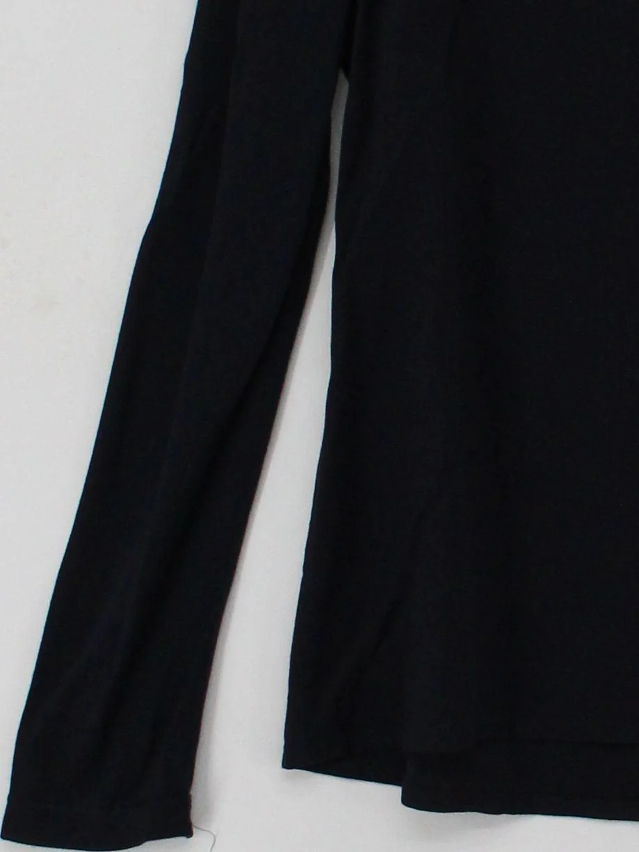 The White Company Women's Blouse UK 10 Black Viscose with Lyocell Modal Basic - Image 4