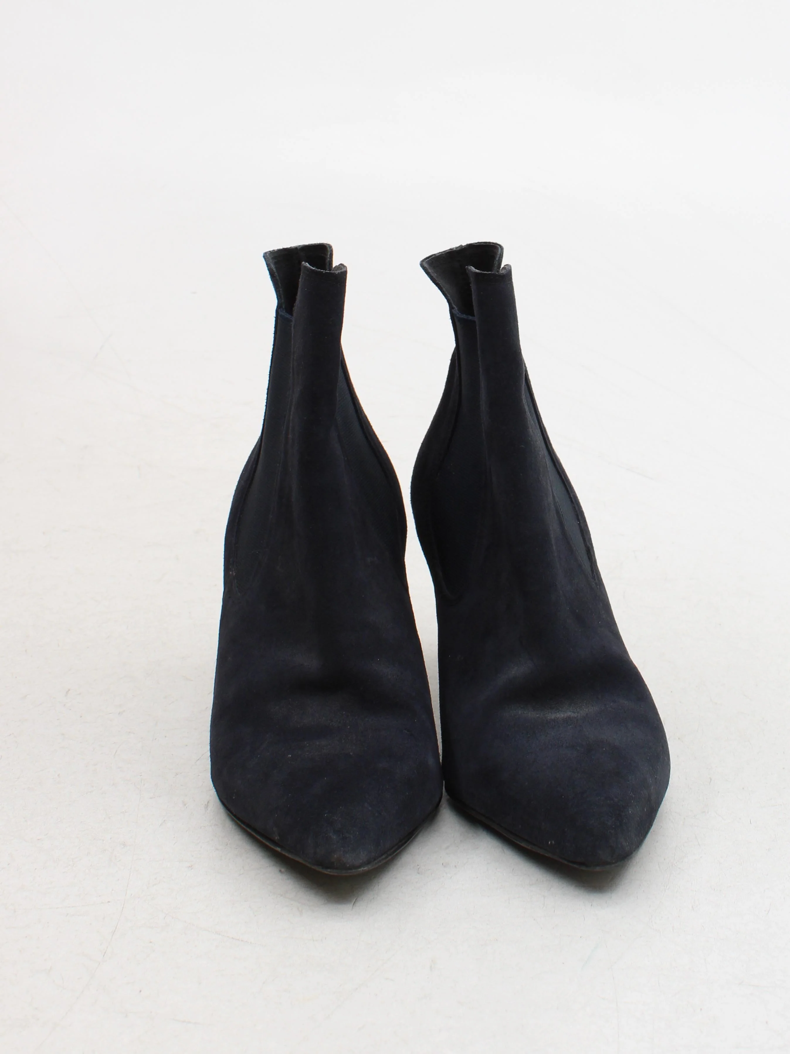The White Company Women's Boots UK 8 Blue 100% Suede Chelsea - Image 2