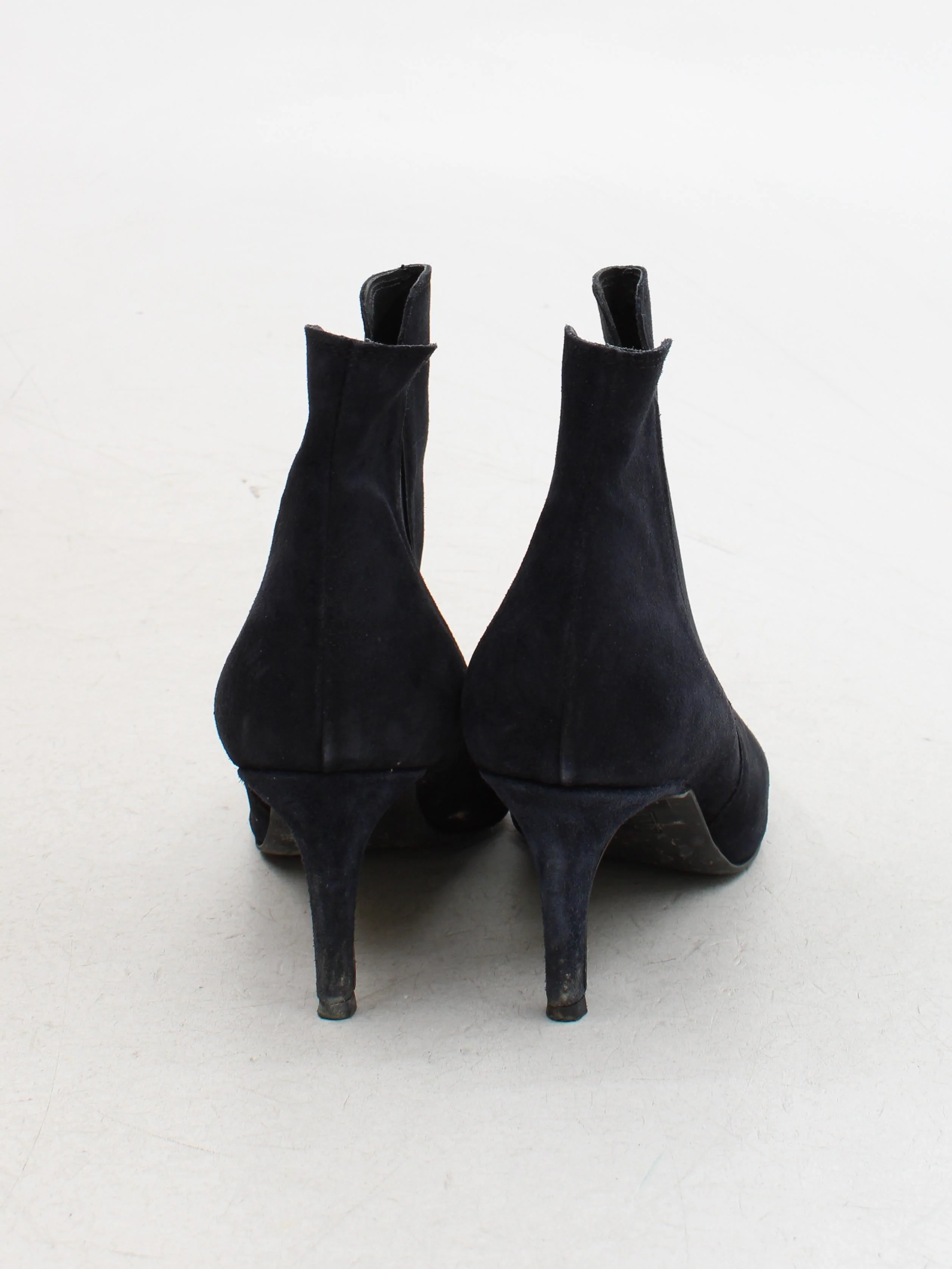 The White Company Women's Boots UK 8 Blue 100% Suede Chelsea - Image 3