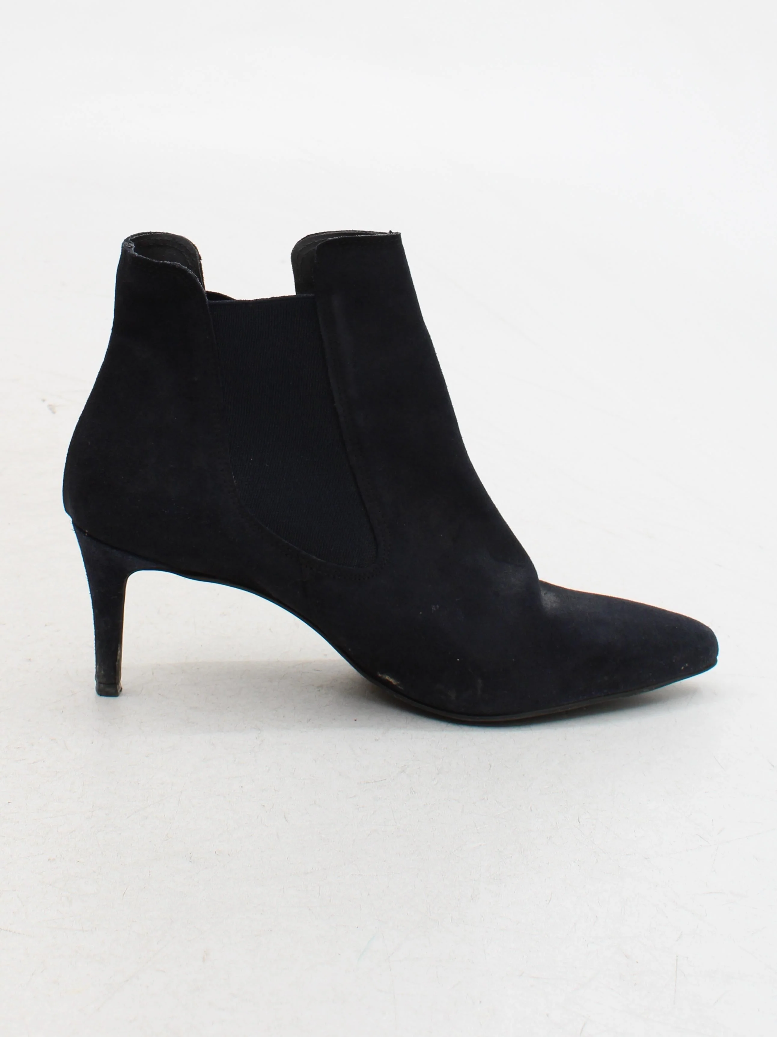 The White Company Women's Boots UK 8 Blue 100% Suede Chelsea - Image 5