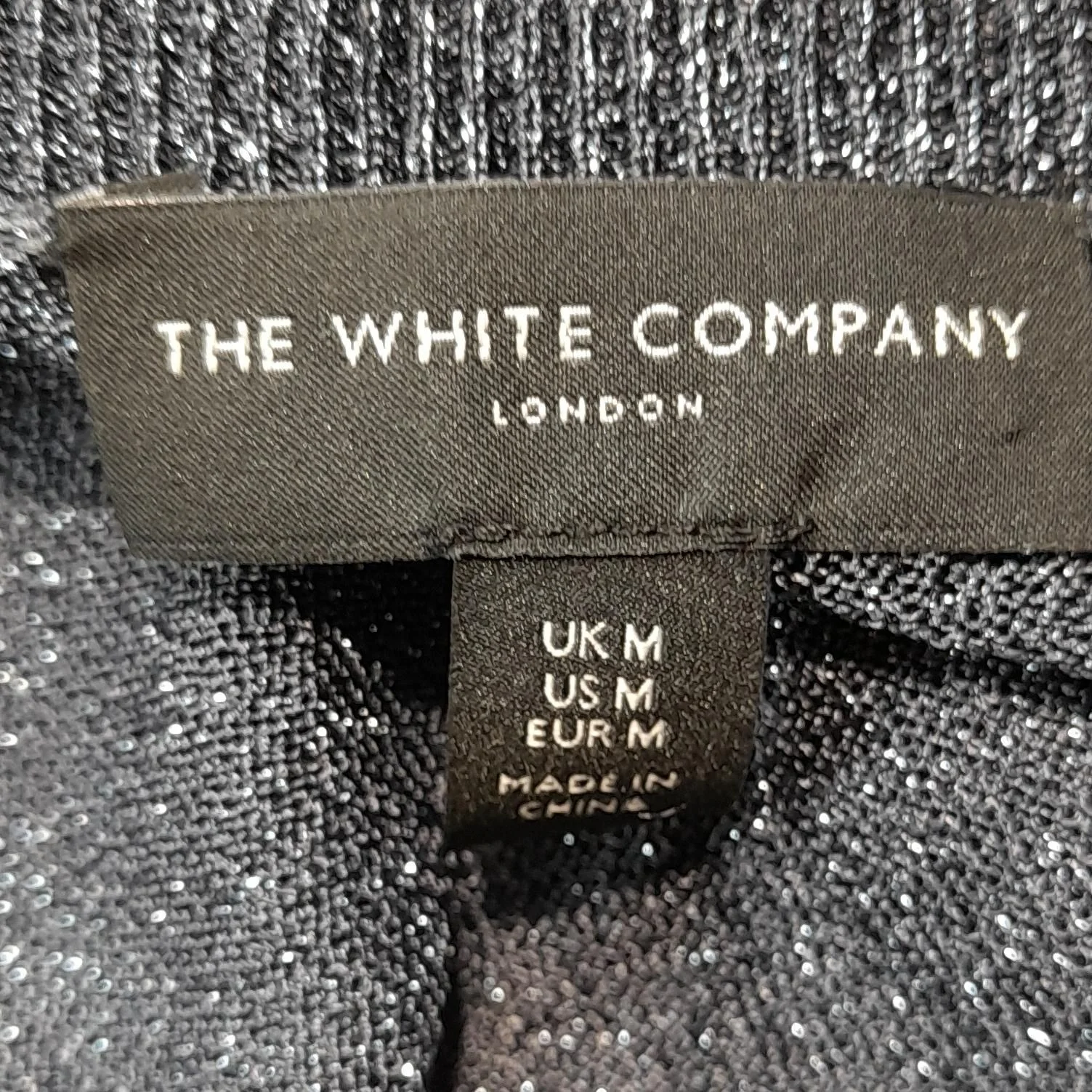 The White Company Women's Cardigan M Grey Viscose with Other Round Neck Cardigan - Image 5
