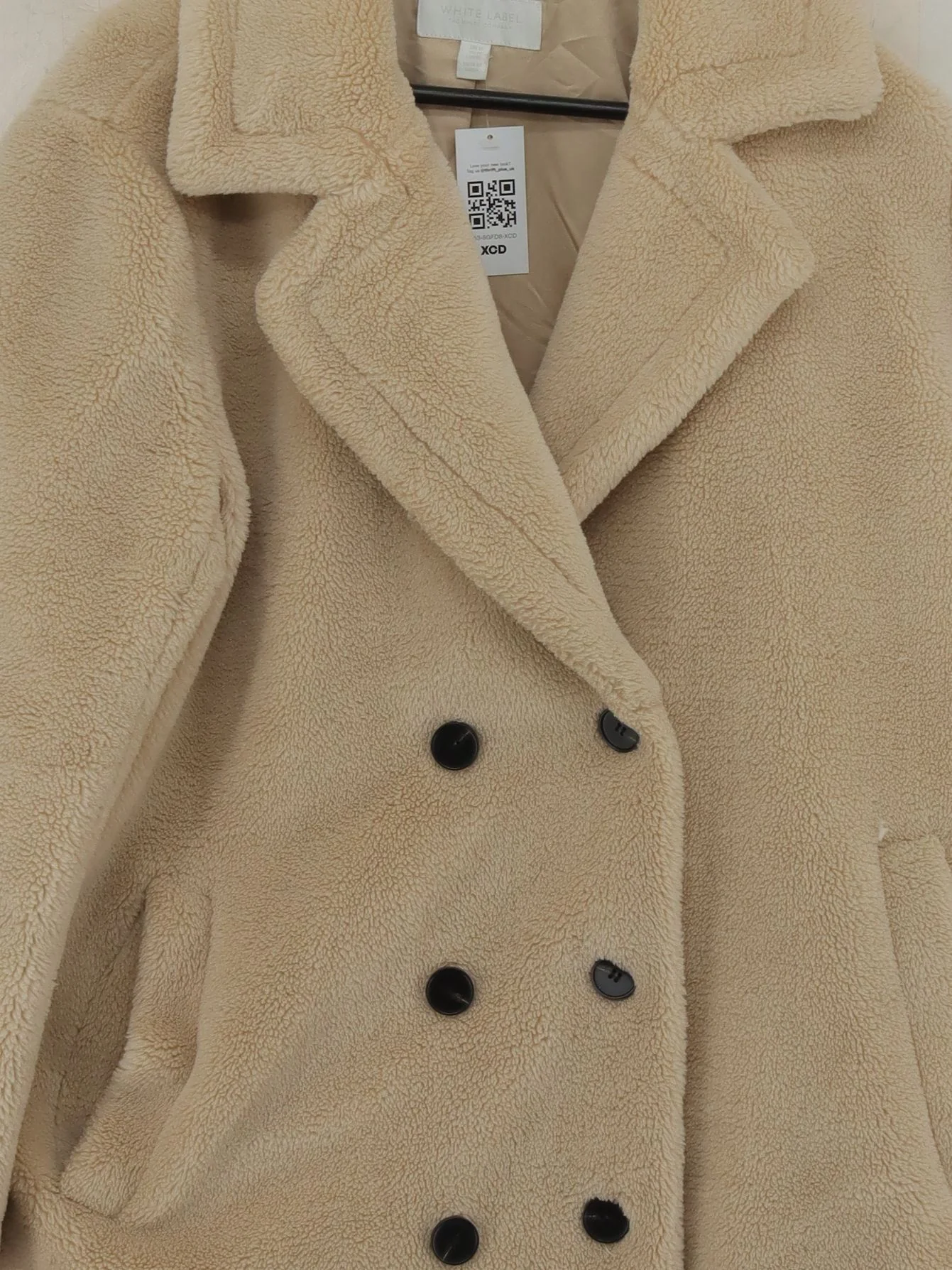 The White Company Women's Coat M Cream Polyester with Elastane Puffer Jacket - Image 3