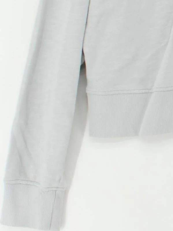 The White Company Women's Hoodie L Grey 100% Cotton Pullover - Image 4