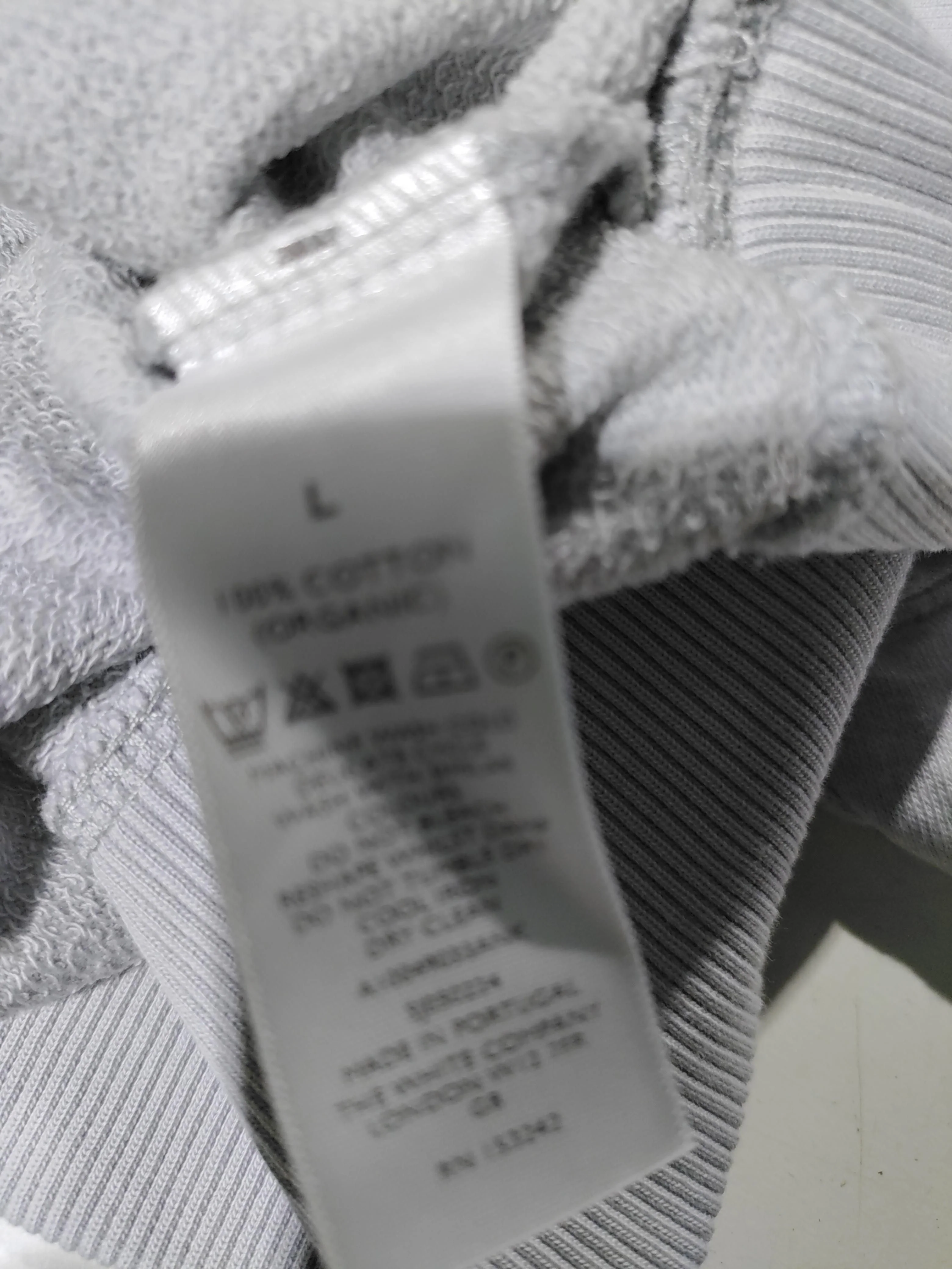 The White Company Women's Hoodie L Grey 100% Cotton Pullover - Image 6