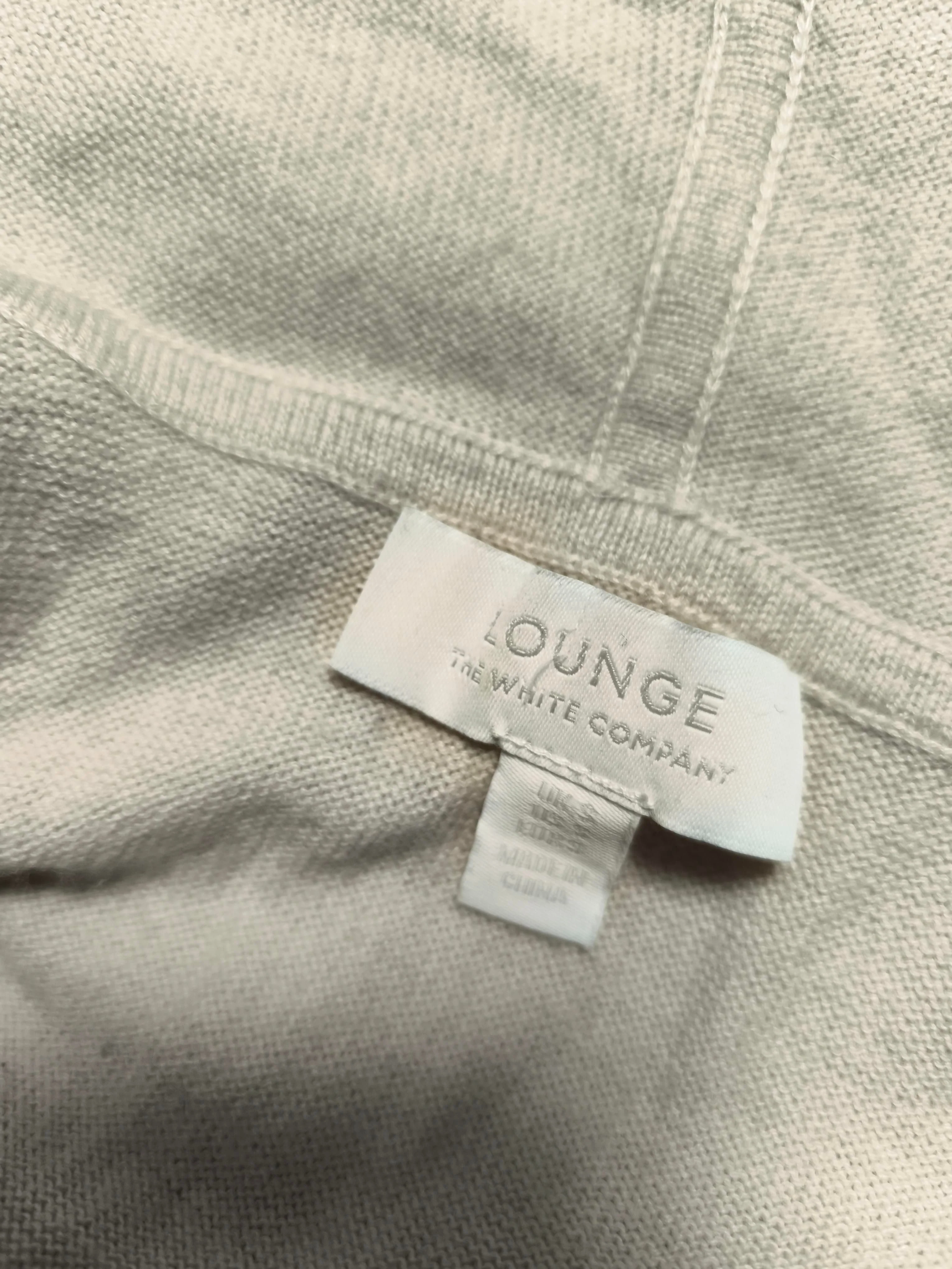 The White Company Women's Hoodie S Cream 100% Other Pullover - Image 5