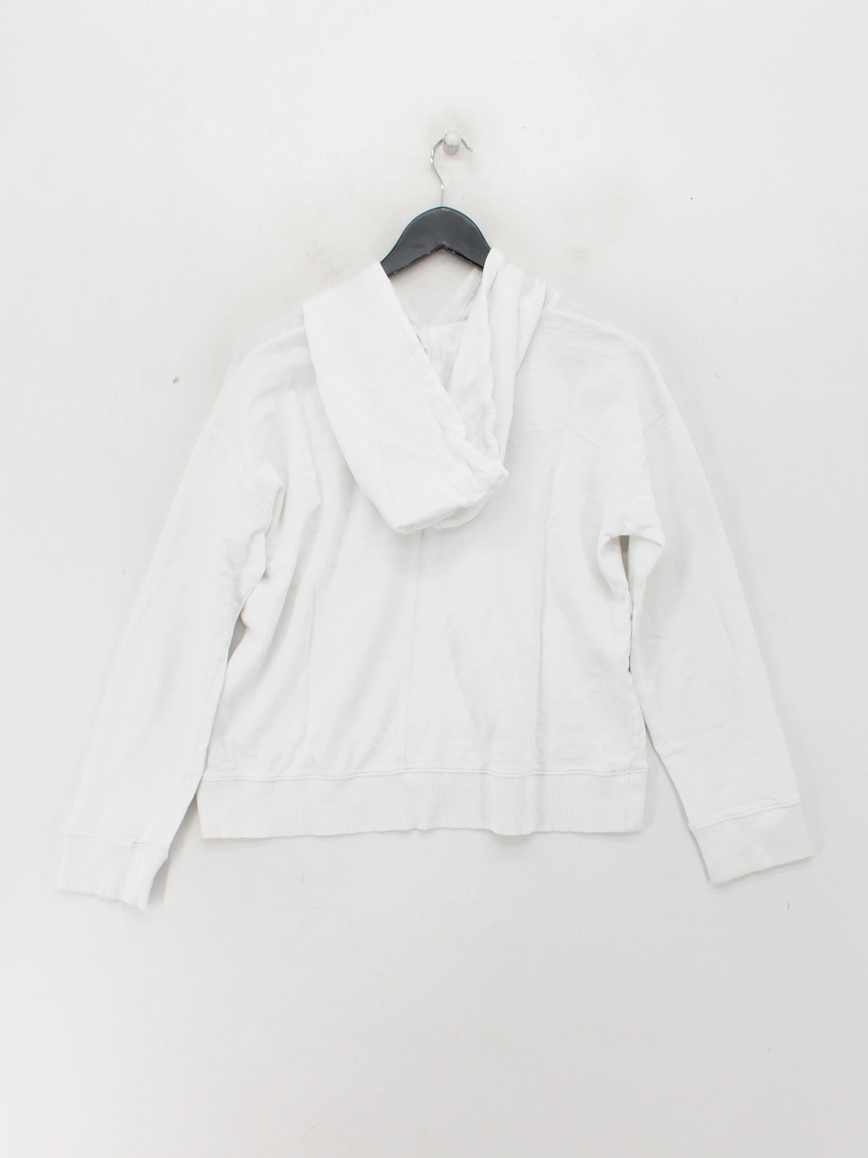 The White Company Women's Hoodie UK 16 White 100% Other Pullover - Image 2