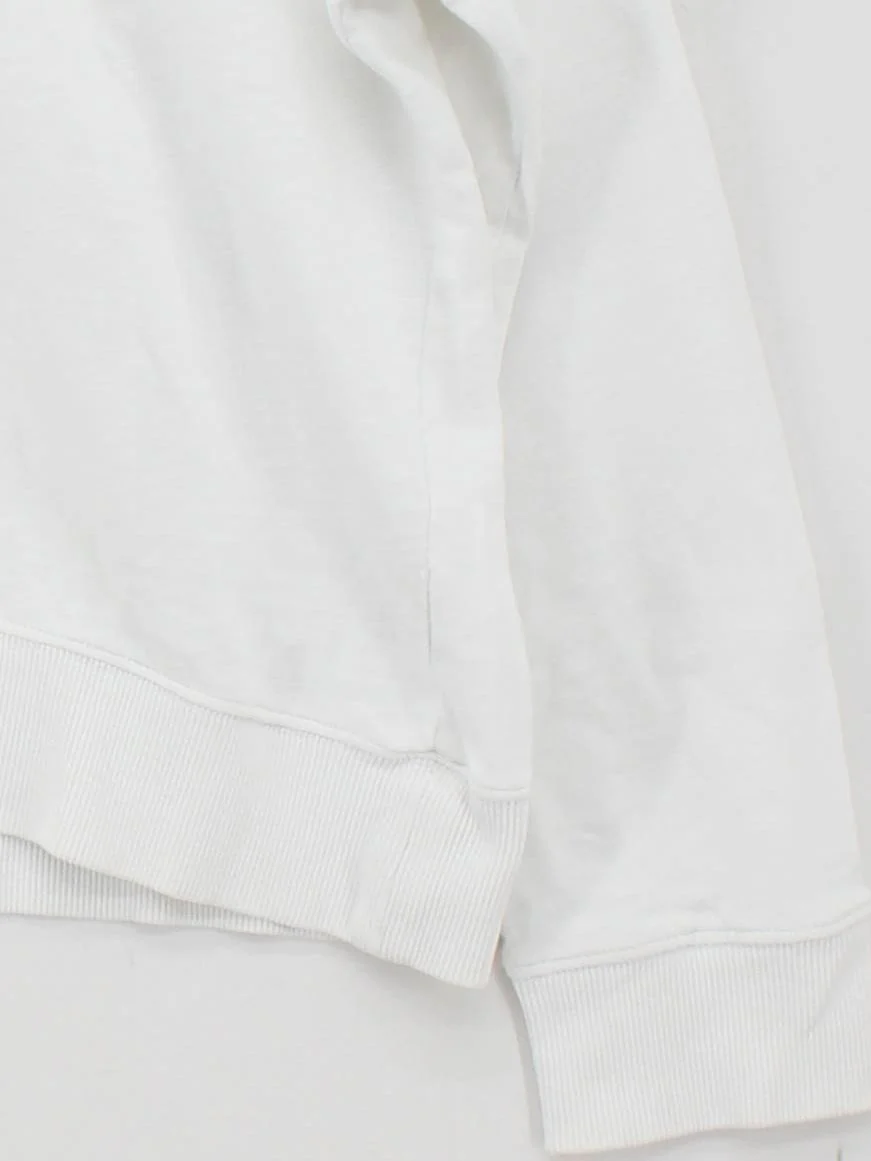 The White Company Women's Hoodie UK 16 White 100% Other Pullover - Image 4