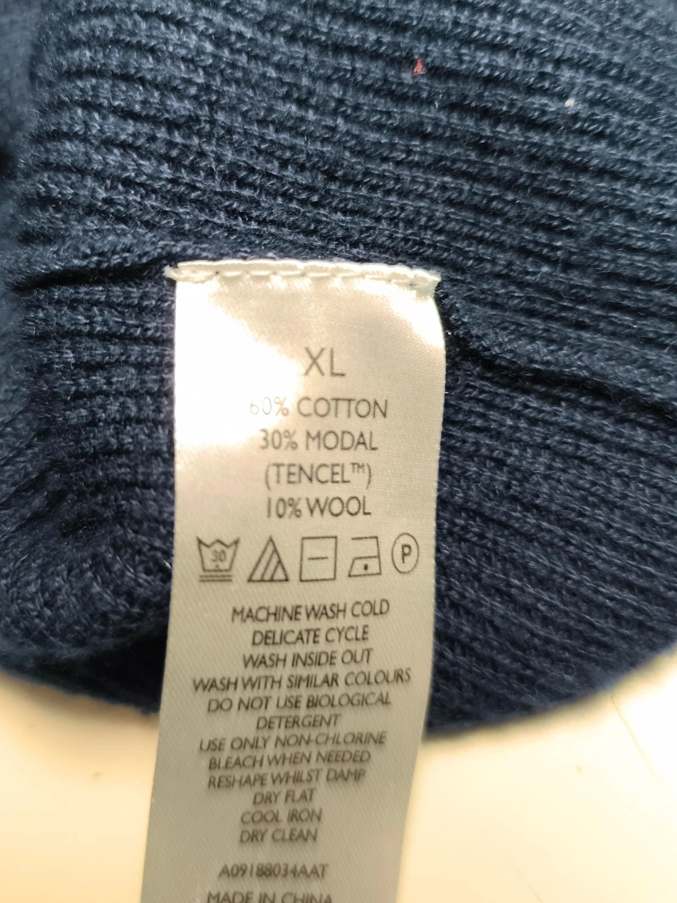 The White Company Women's Hoodie XL Blue Cotton - Image 7