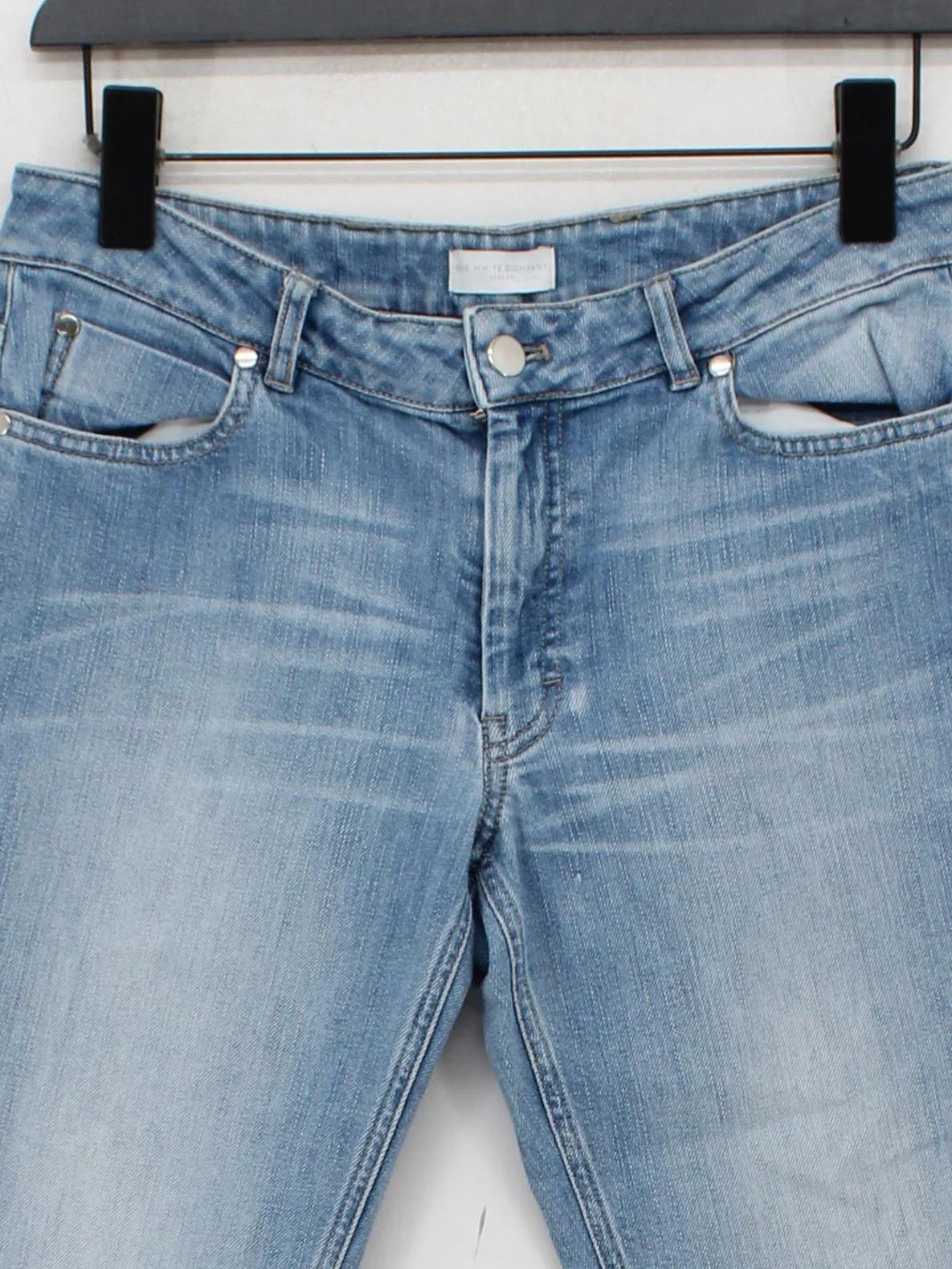 The White Company Women's Jeans UK 10 Blue Cotton - Image 3