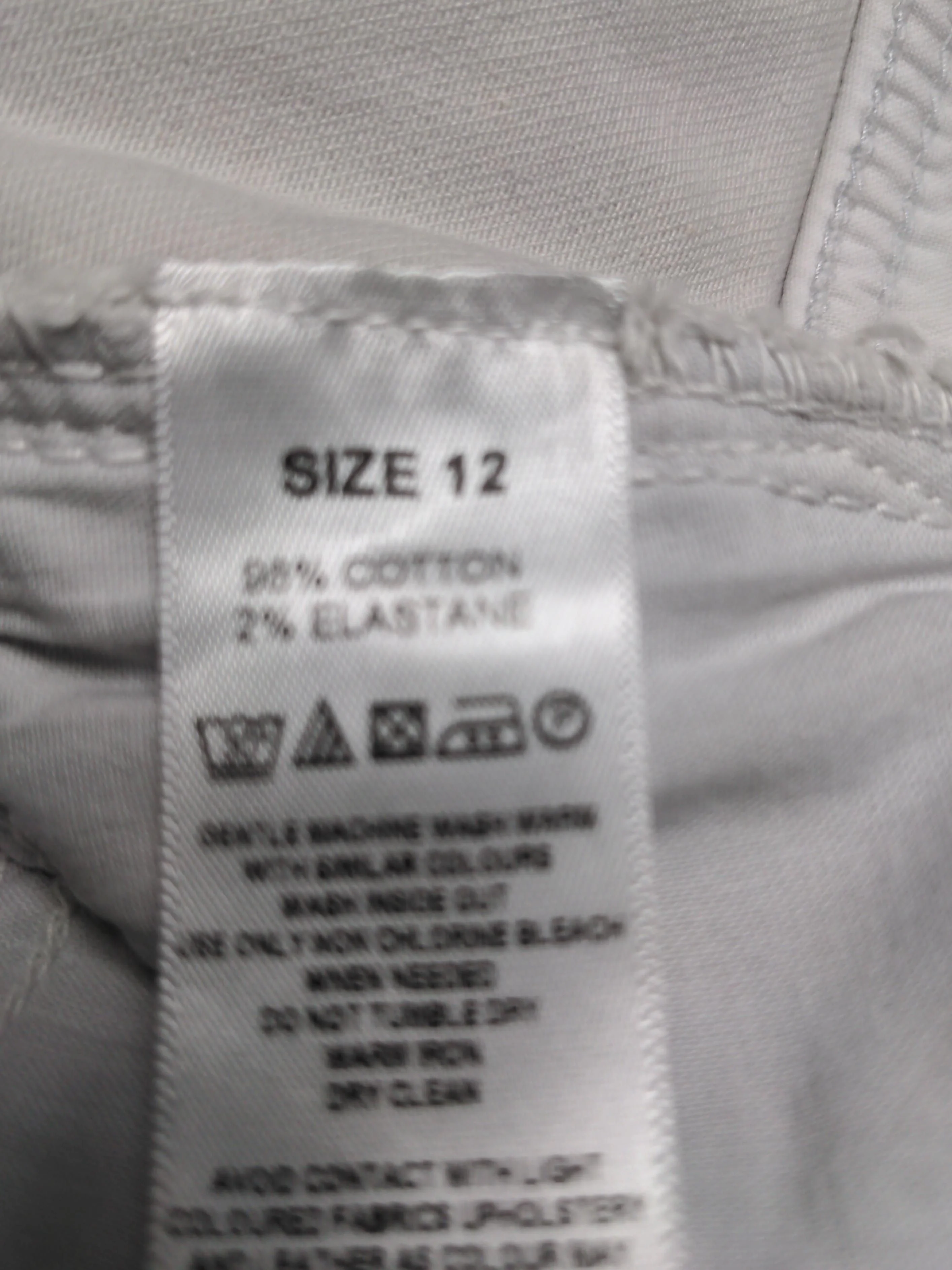 The White Company Women's Jeans UK 12 Cream Cotton with Elastane Boyfriend - Image 6