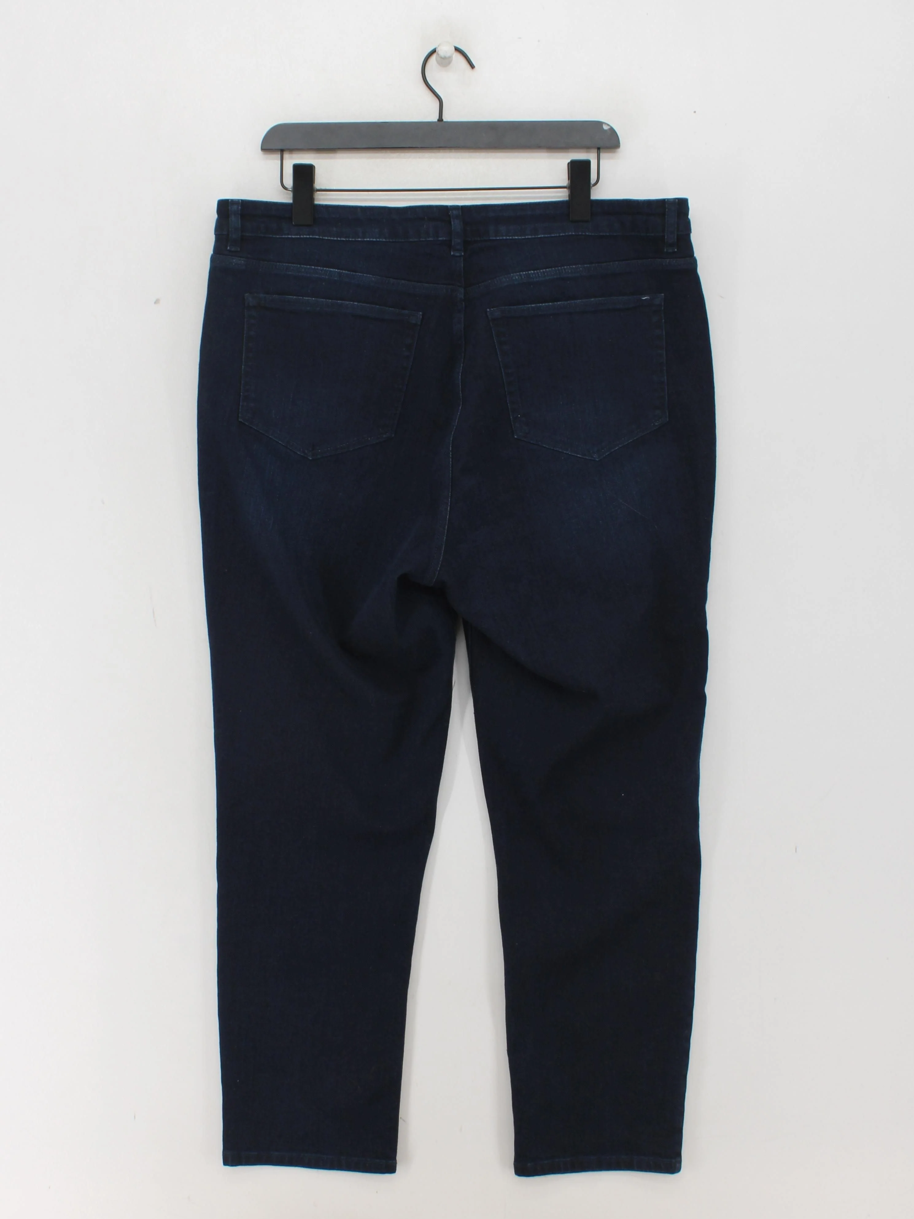 The White Company Women's Jeans W 36 in Blue Cotton with Elastane Straight - Image 2