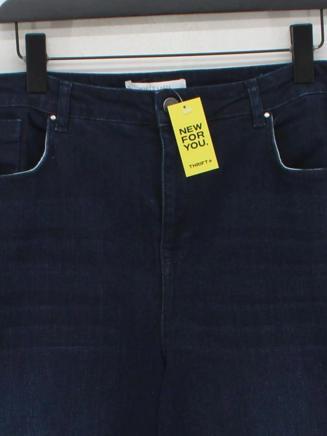 The White Company Women's Jeans W 36 in Blue Cotton with Elastane Straight - Image 3