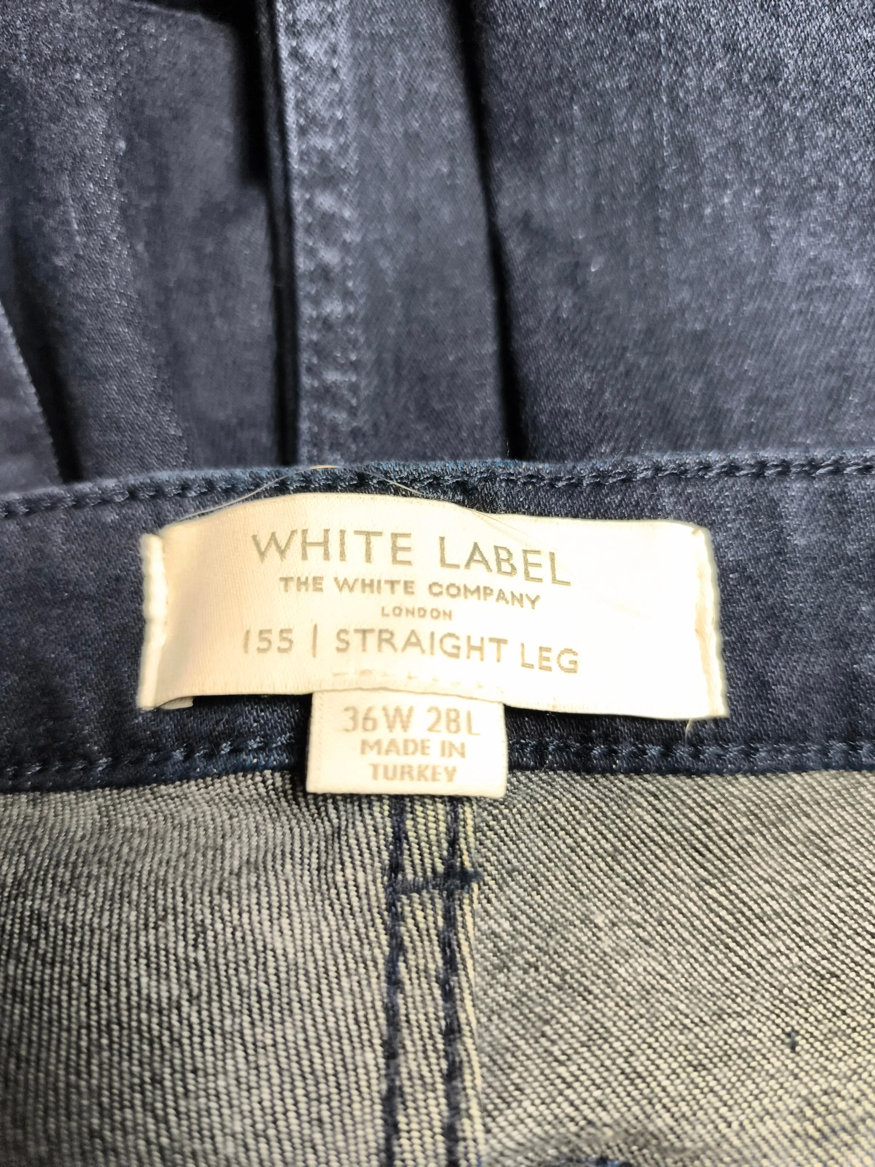 The White Company Women's Jeans W 36 in Blue Cotton with Elastane Straight - Image 5