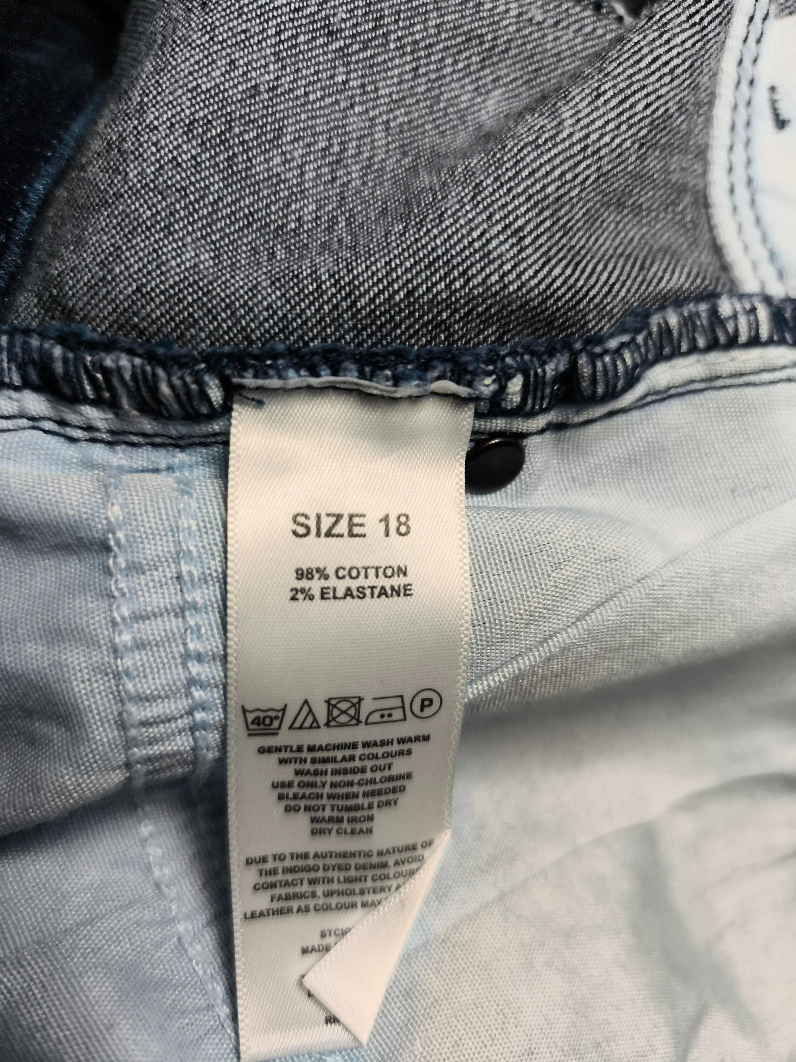The White Company Women's Jeans W 36 in Blue Cotton with Elastane Straight - Image 6