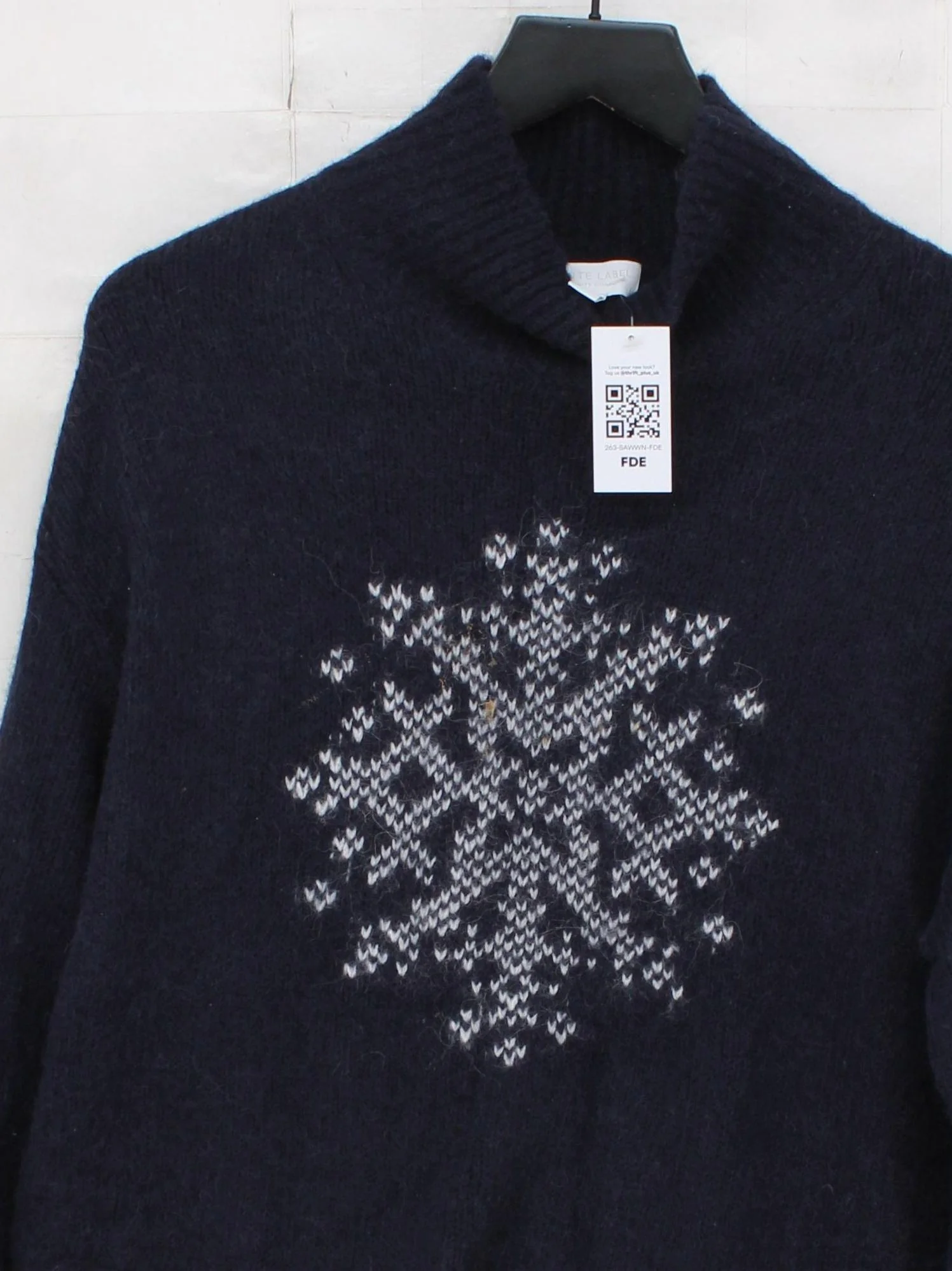 The White Company Women's Jumper L Blue 100% Other Round Neck Pullover - Image 3