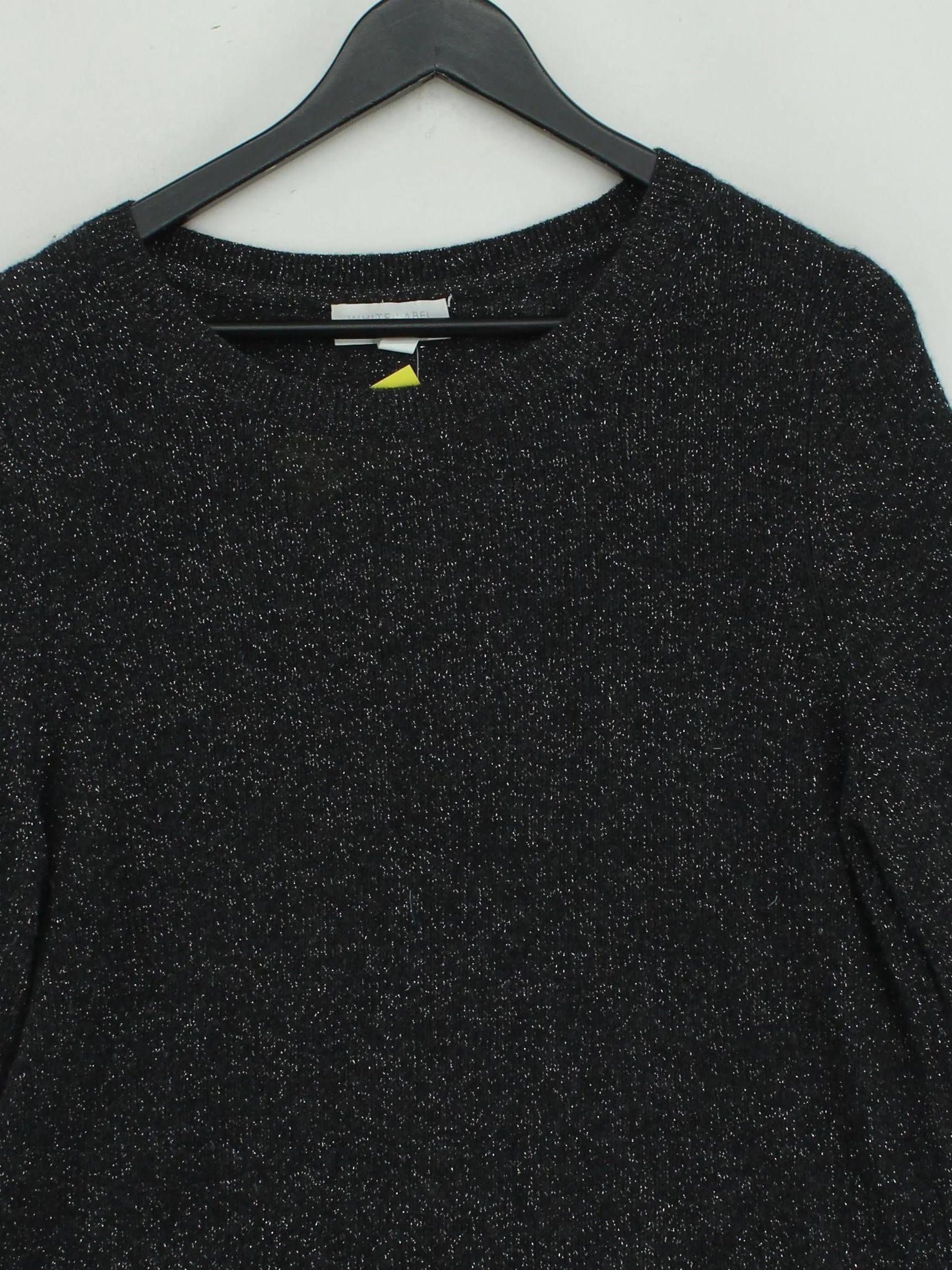 The White Company Women's Jumper L Grey Cashmere with Polyester, Other Pullover - Image 3