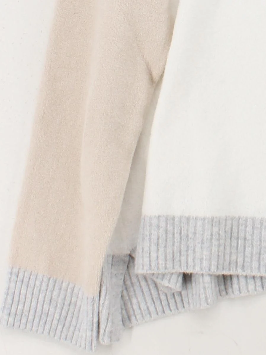 The White Company Women's Jumper L White Cotton with Nylon, Elastane Pullover - Image 4