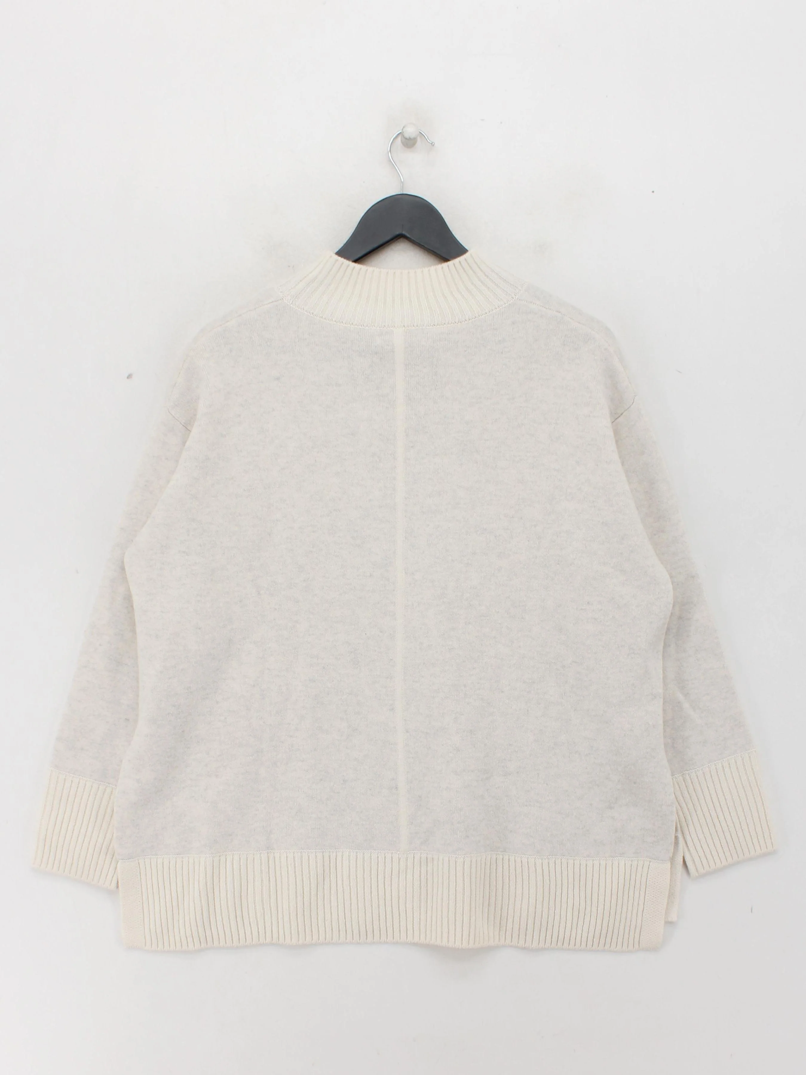 The White Company Women's Jumper M Cream Wool - Image 2