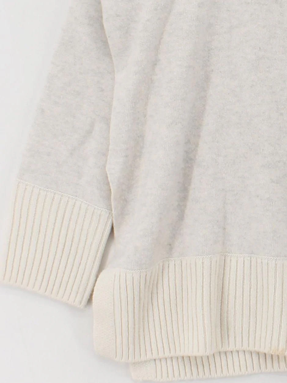 The White Company Women's Jumper M Cream Wool - Image 4